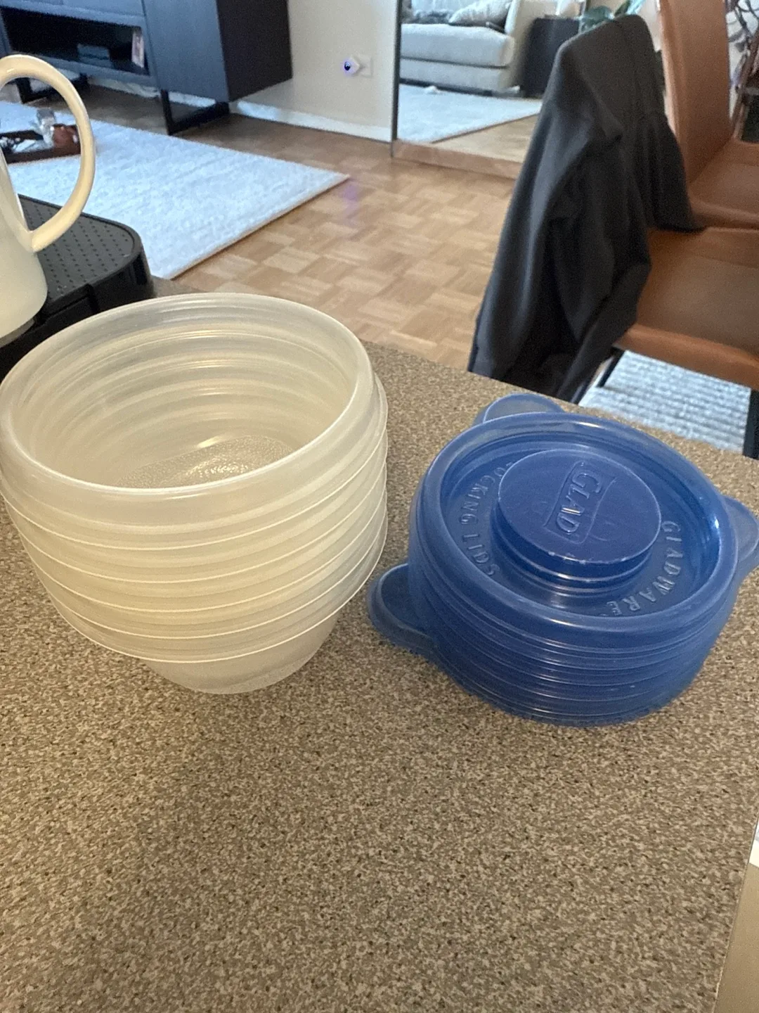 Stackable Food Storage Containers with Lids thumbnail