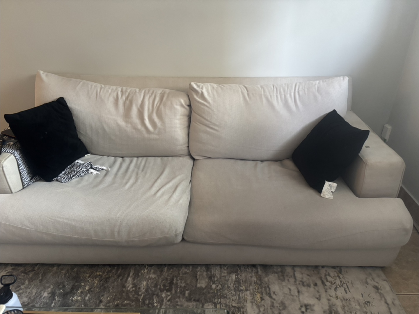 Cream-coloured Sofa