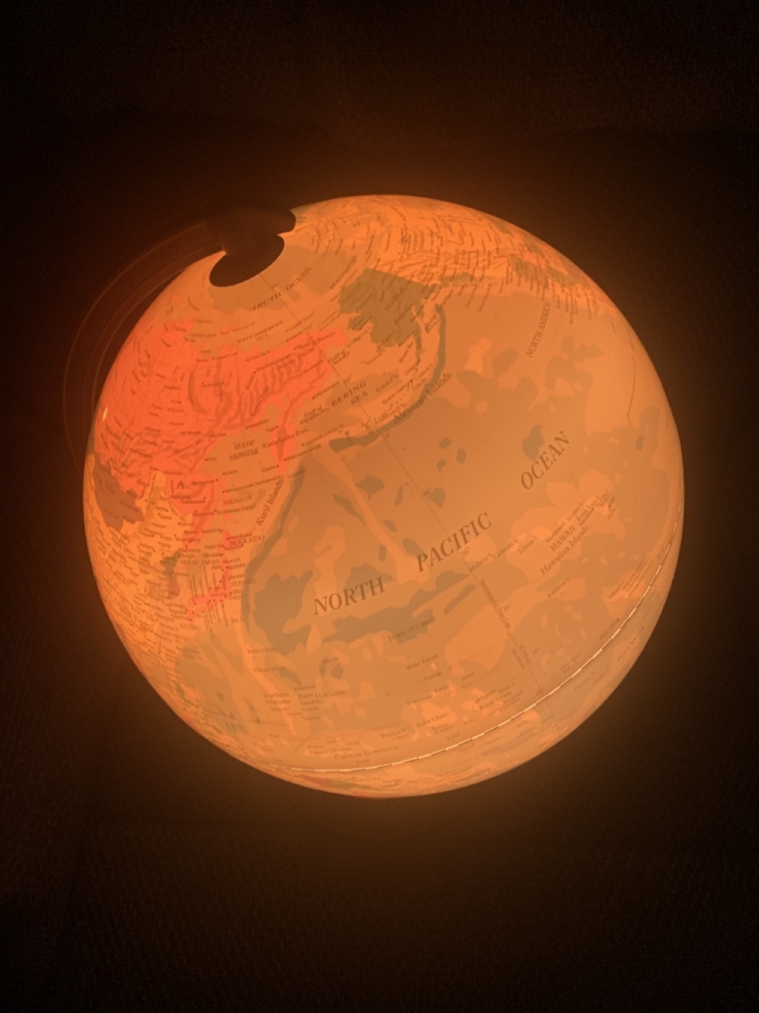 Light up world globe - photo 2