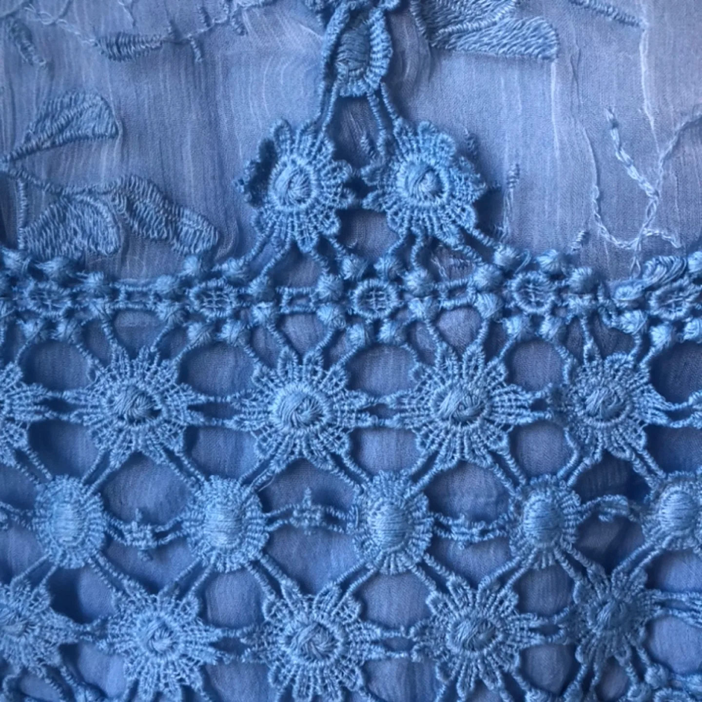 Beautiful Rannagill Blue Lace Dress Size L image indicator(3)