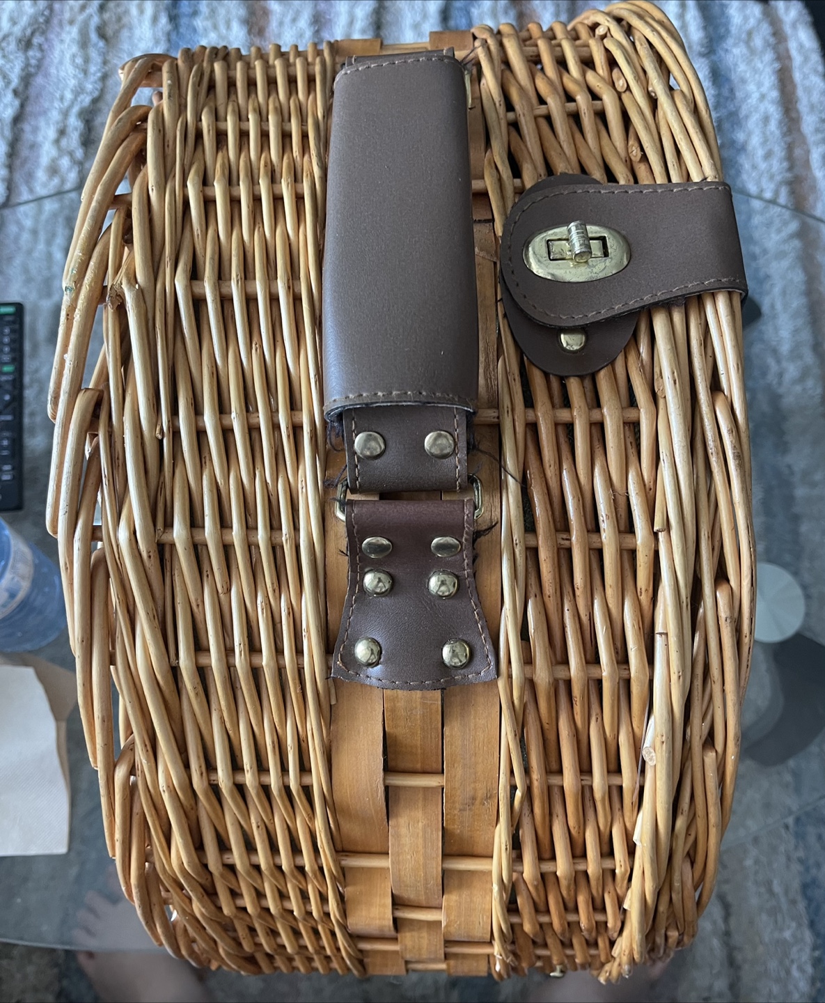 Wicker Picnic Basket - photo 3