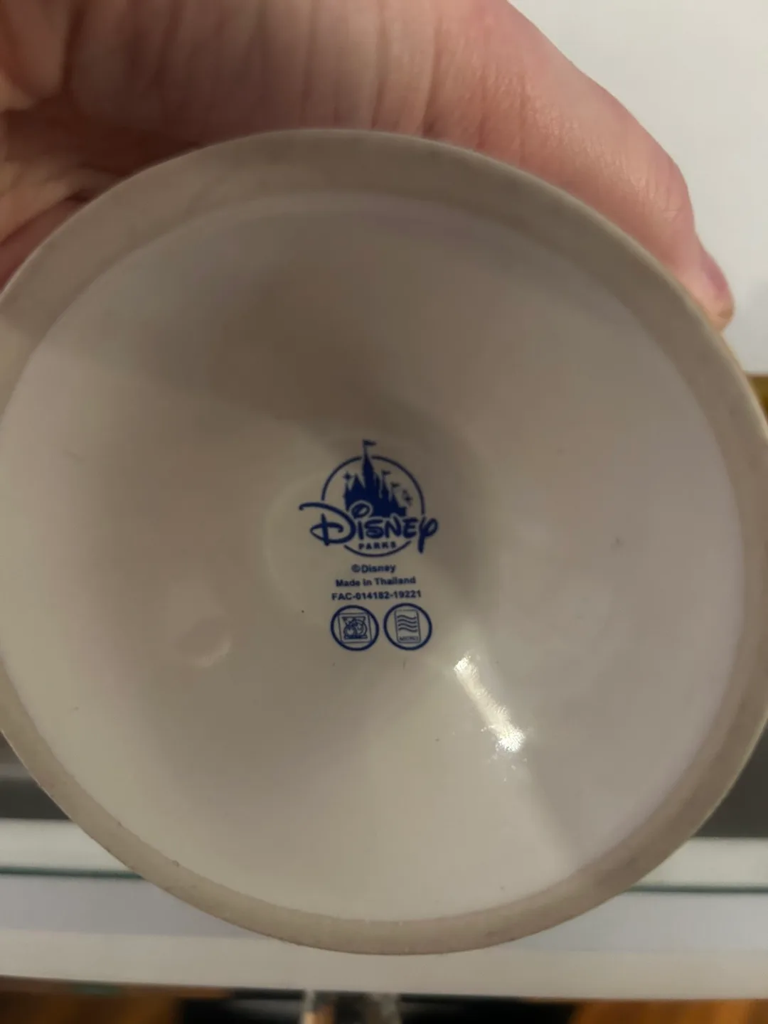 Disney Parks Chip Mug Beauty and the Beast Ceramic Tea Cup image indicator(2)