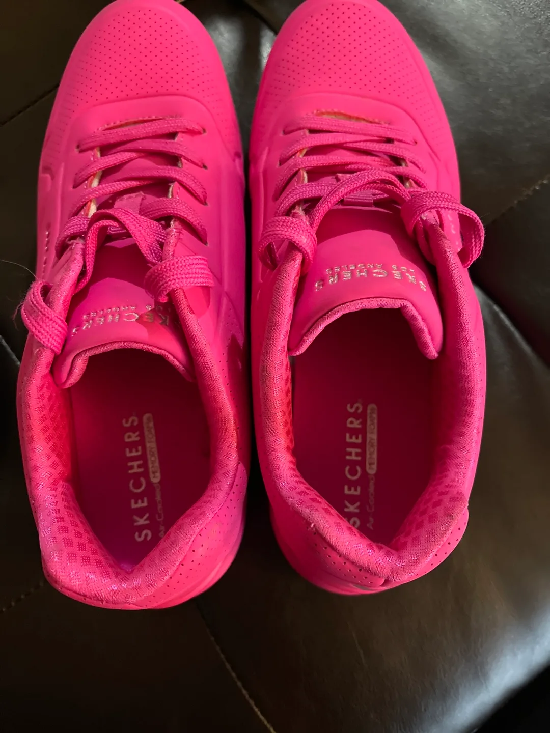 Hot Pink Skechers Sneakers - Size 5 image indicator(5)