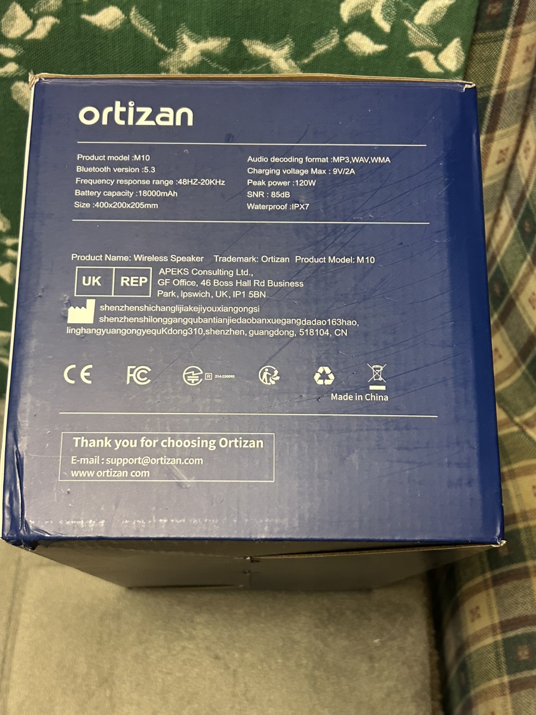 Ortizan M10 Gen 1 Bluetooth Speaker - photo 2