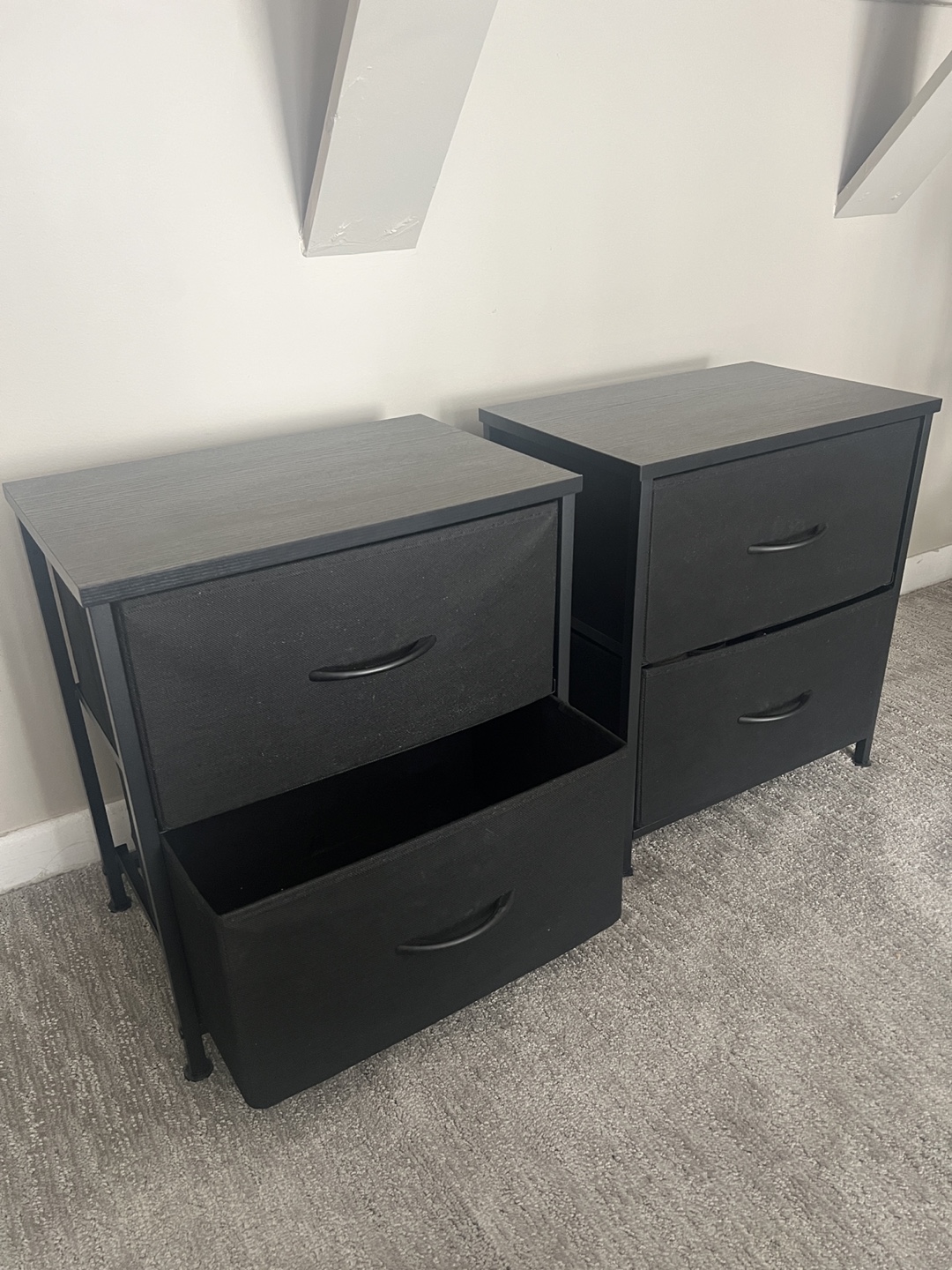 Functional Wood-top drawers (2 available)