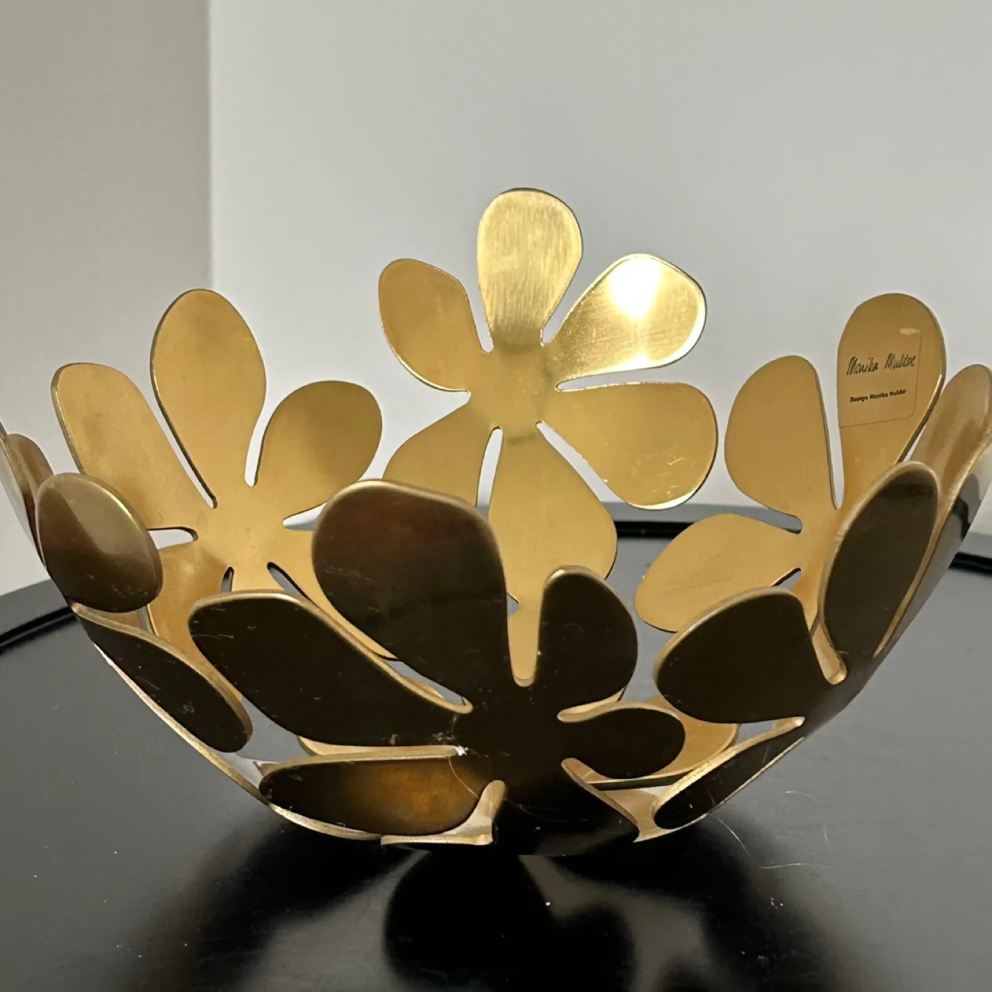 🏒 IKEA Stockholm bowl Monika Mulder daisy floral 8” thumbnail