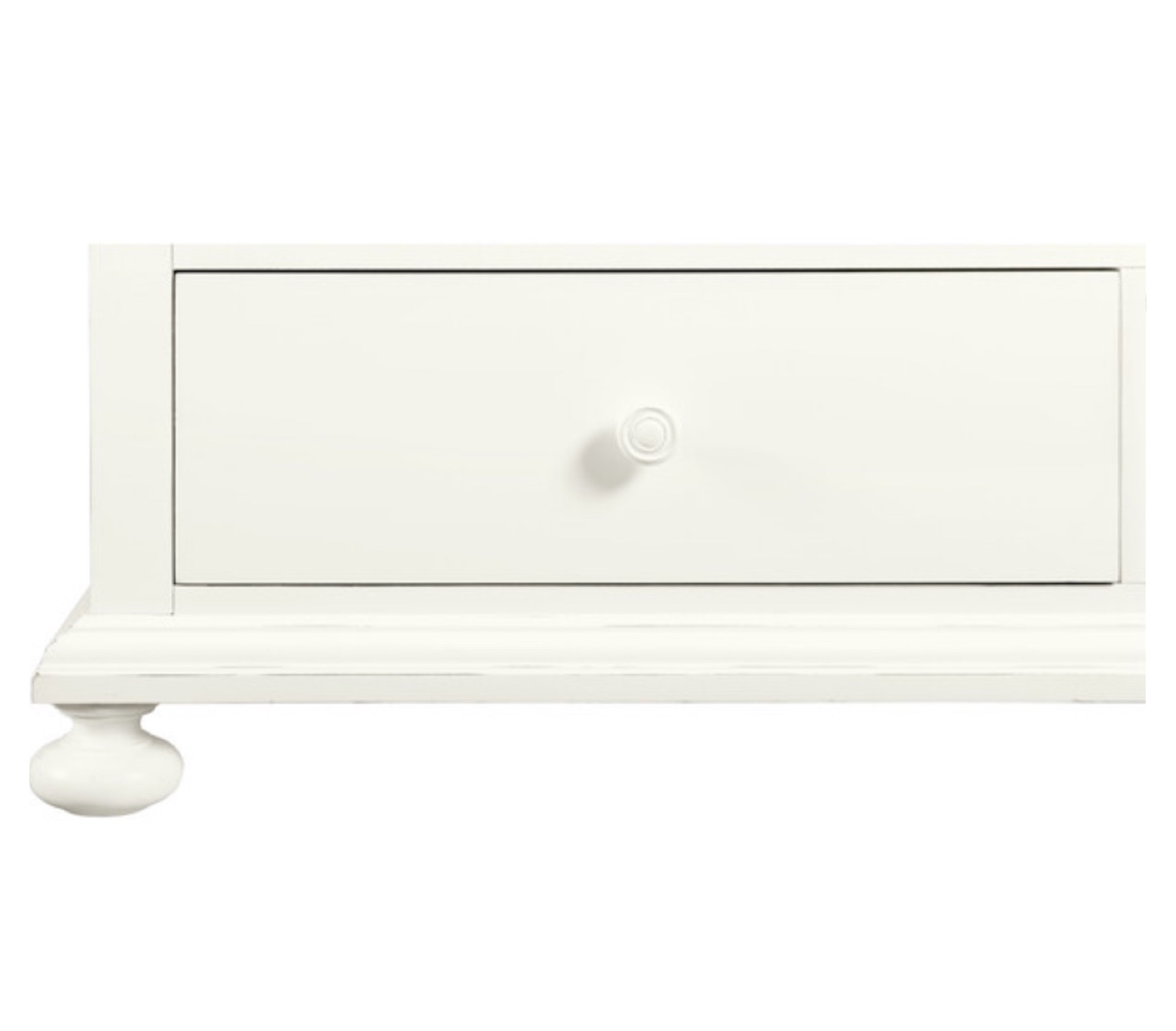 White Wooden Dresser with Seven Drawers - photo 5