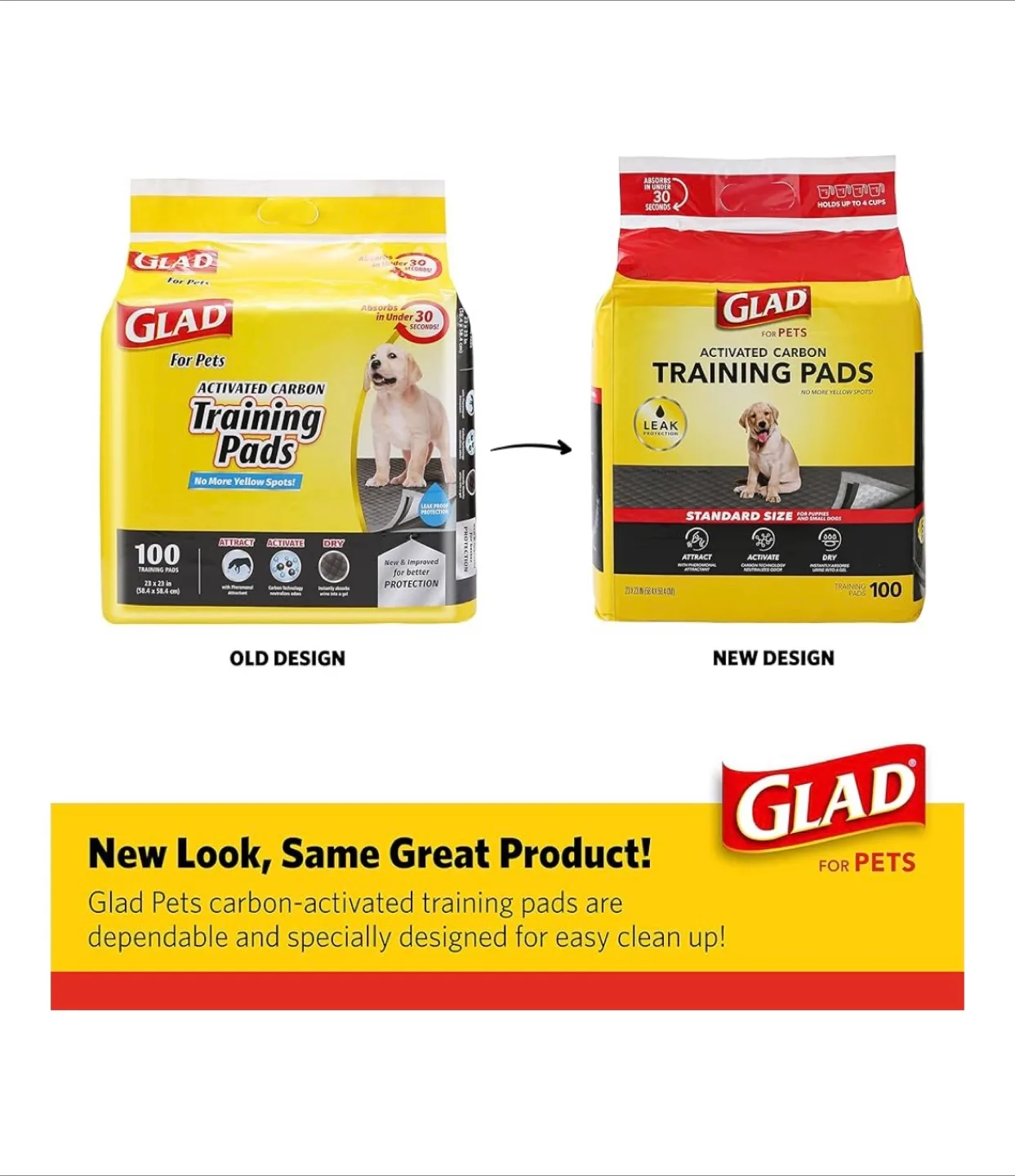 Glad For Pets Activated Carbon Training Pads (85) image indicator(4)