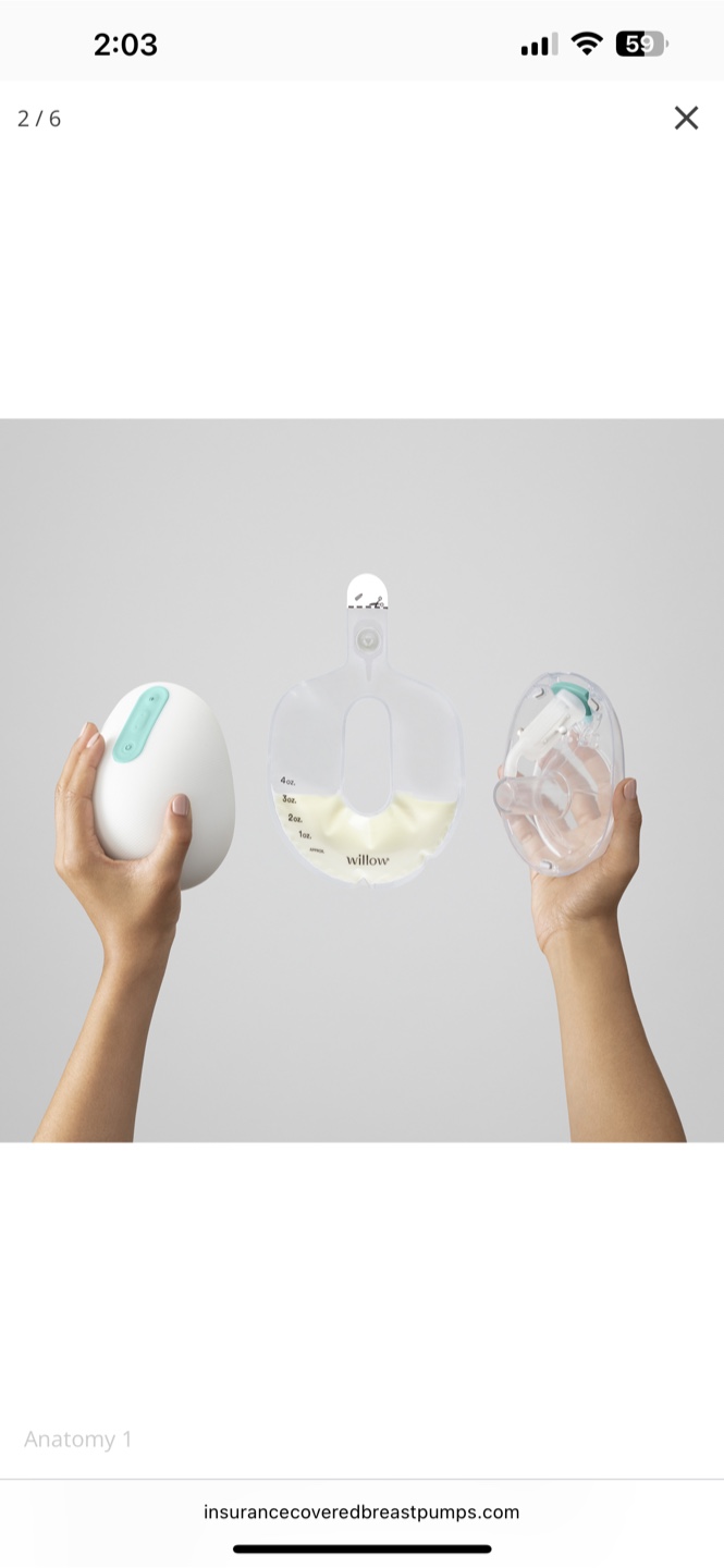 Willow Wearable Breast Pump brand new open box - photo 5