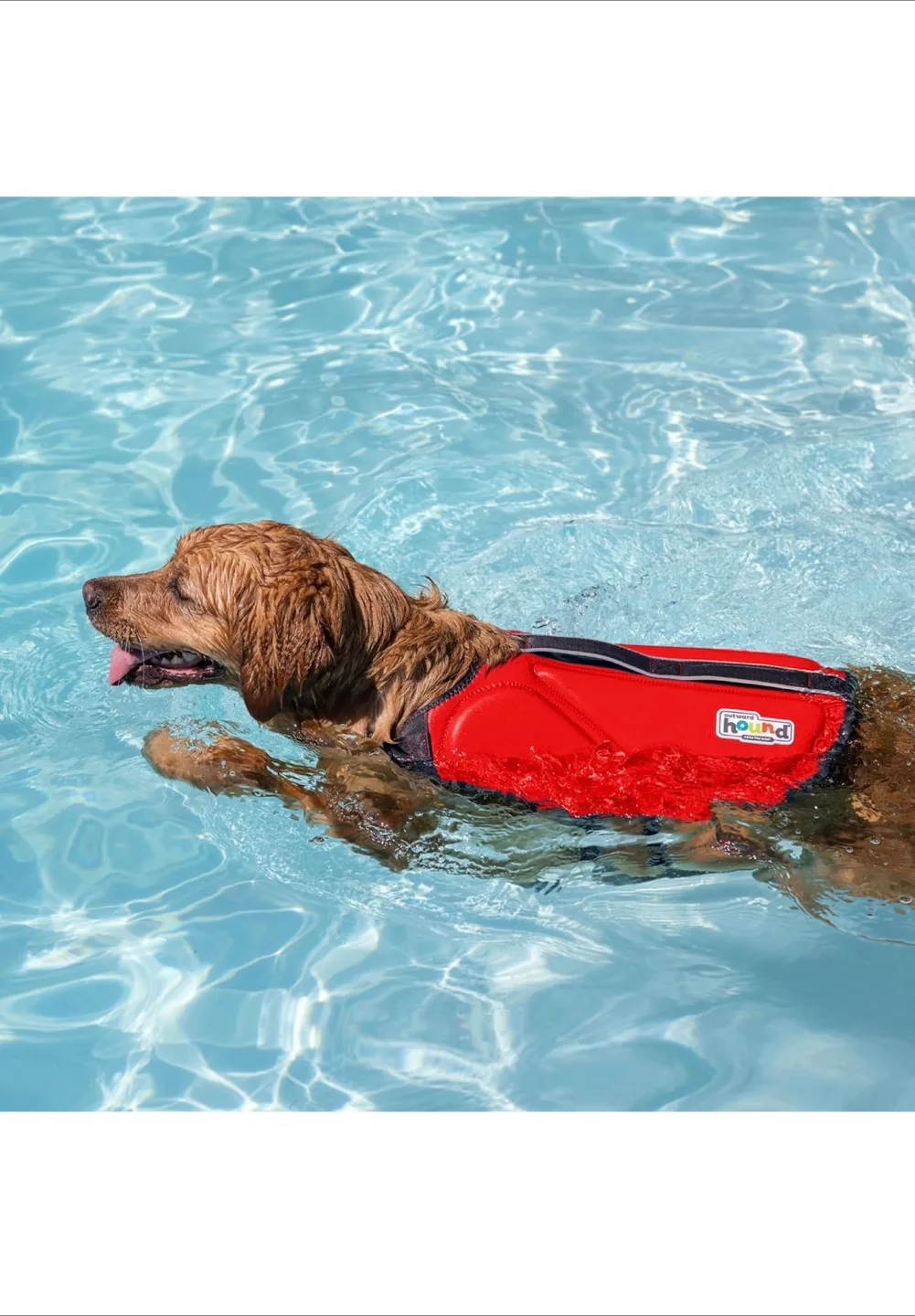 Outward Hound Dawson Dog Life Jacket - Red - Size large image indicator(6)