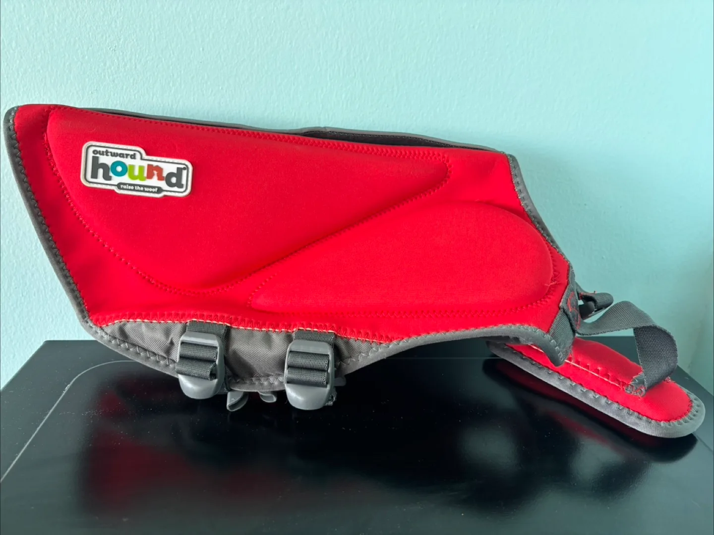 Outward Hound Dawson Dog Life Jacket - Red - Size large image indicator(9)