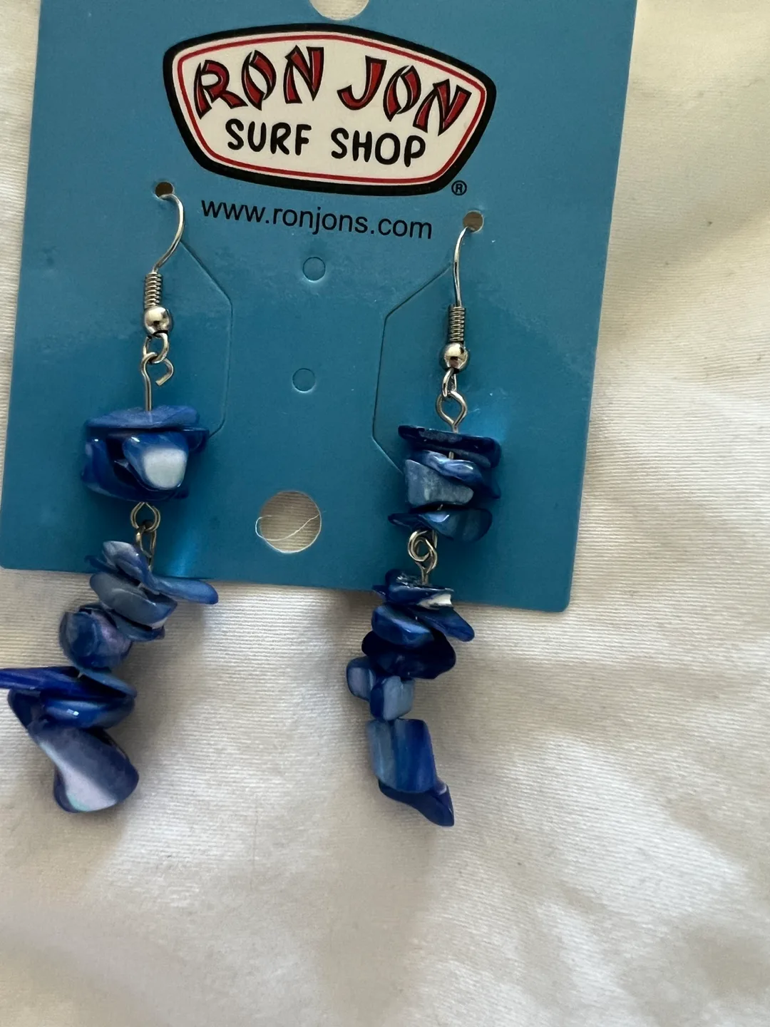 Ron Jon Surf Shop Blue Stone Dangle Earrings🏒 image indicator(2)