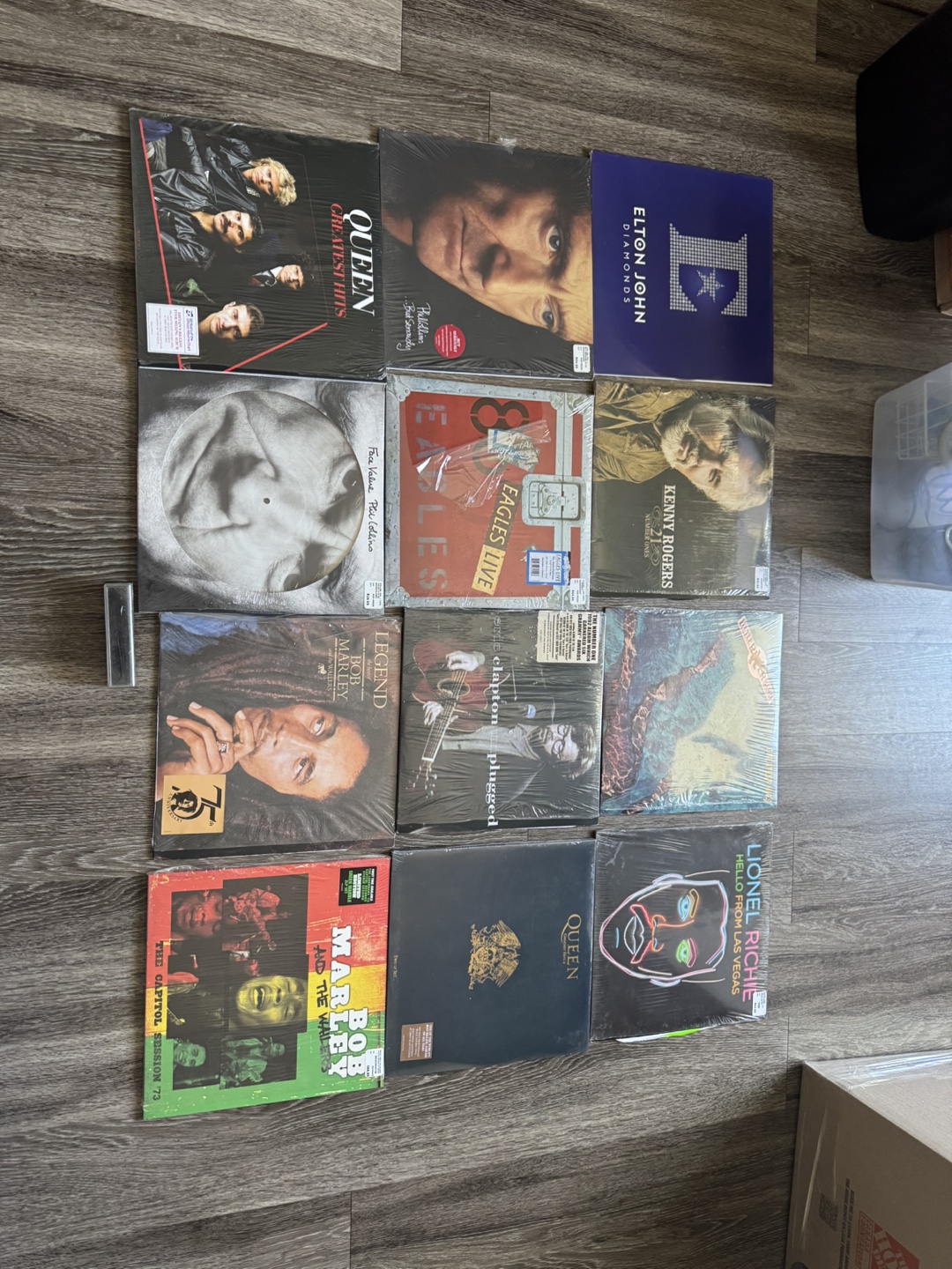 Collection of  12 Vinyl Records - OPENED but never played.