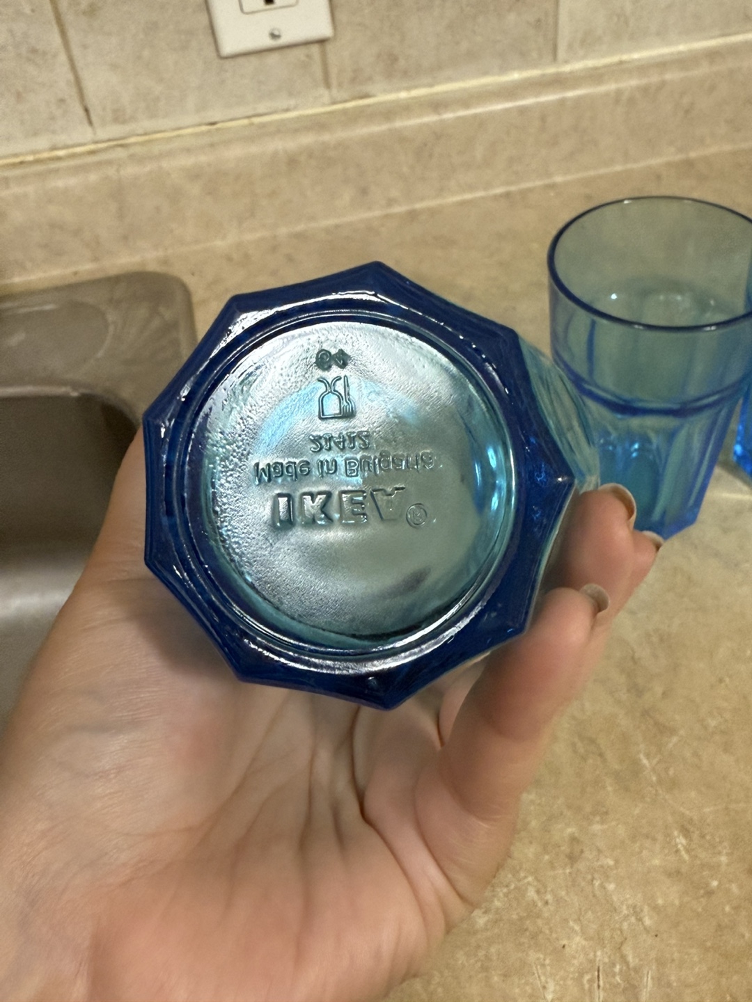 IKEA Blue Glasses- 4Pcs Set - photo 3