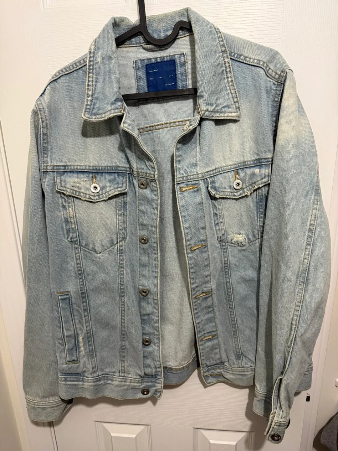Light Wash Denim Jacket thumbnail