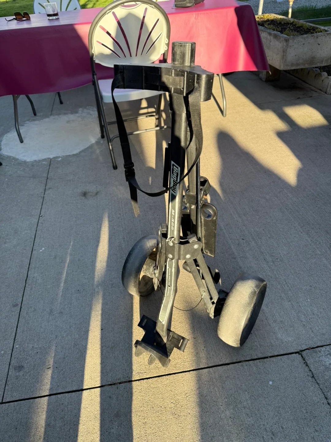 Bag boy golf caddy push cart image indicator(5)