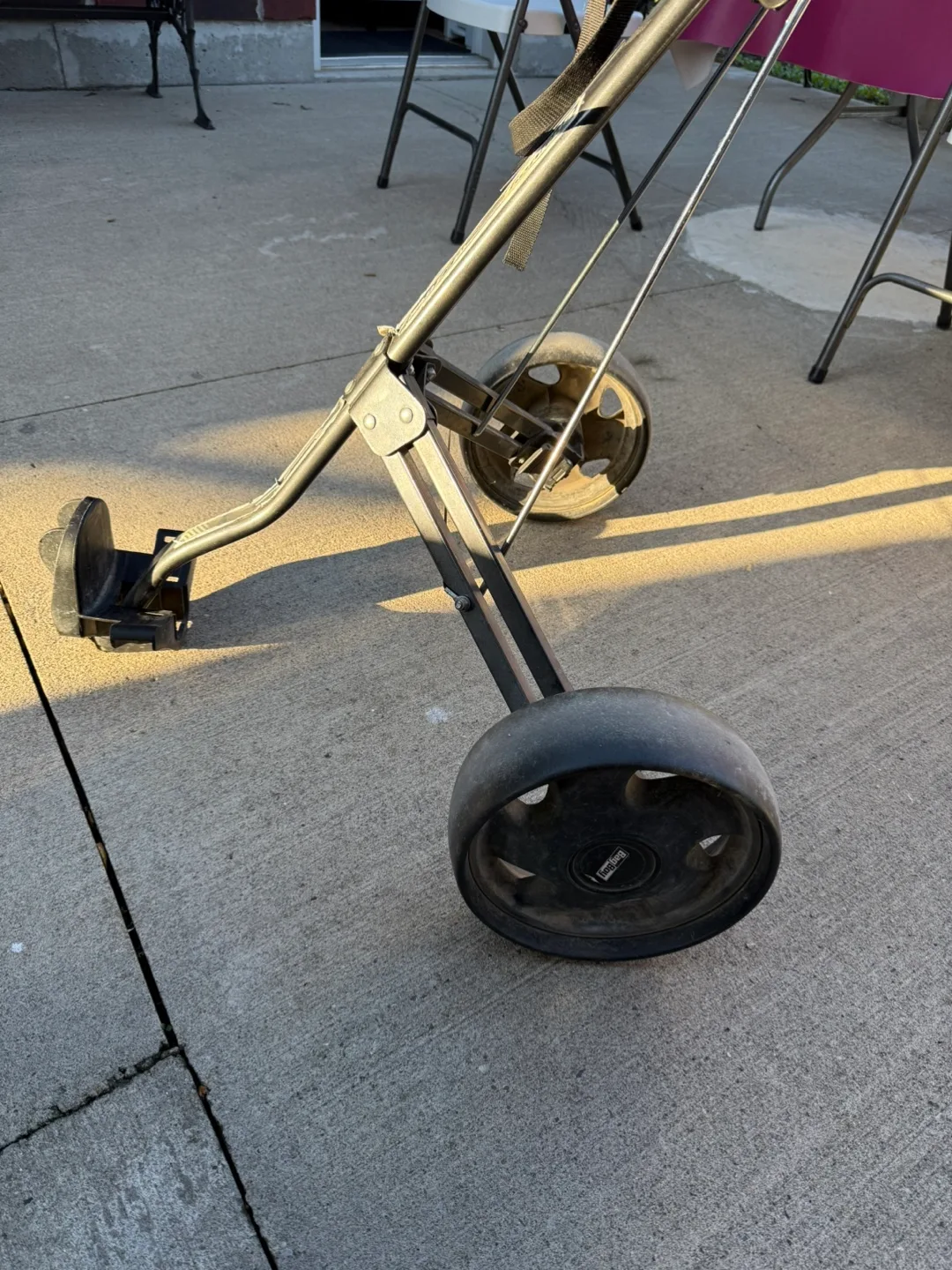 Bag boy golf caddy push cart image indicator(4)