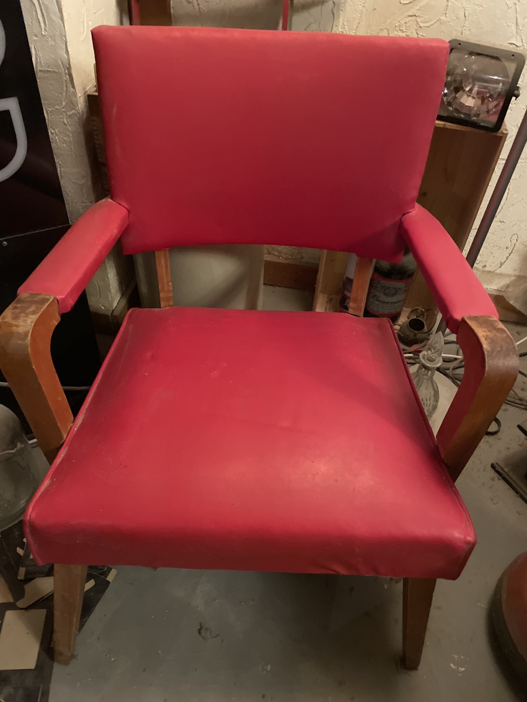 Vintage Red Armchair