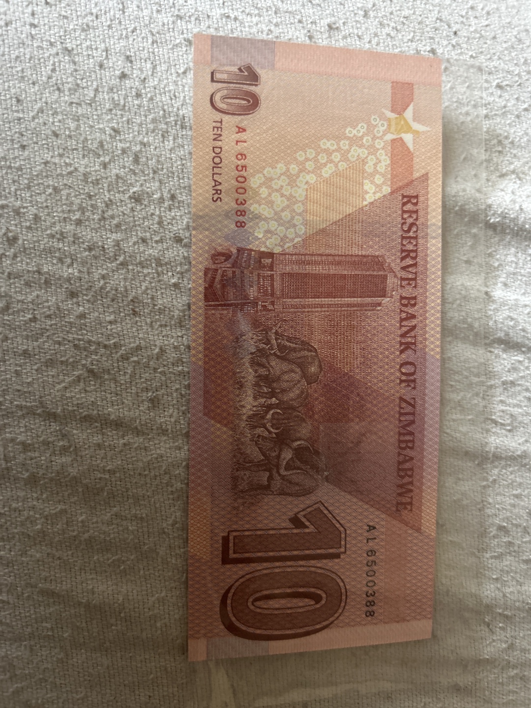 Zimbabwe Uncirculated Banknotes - $10 & $20 - photo 3
