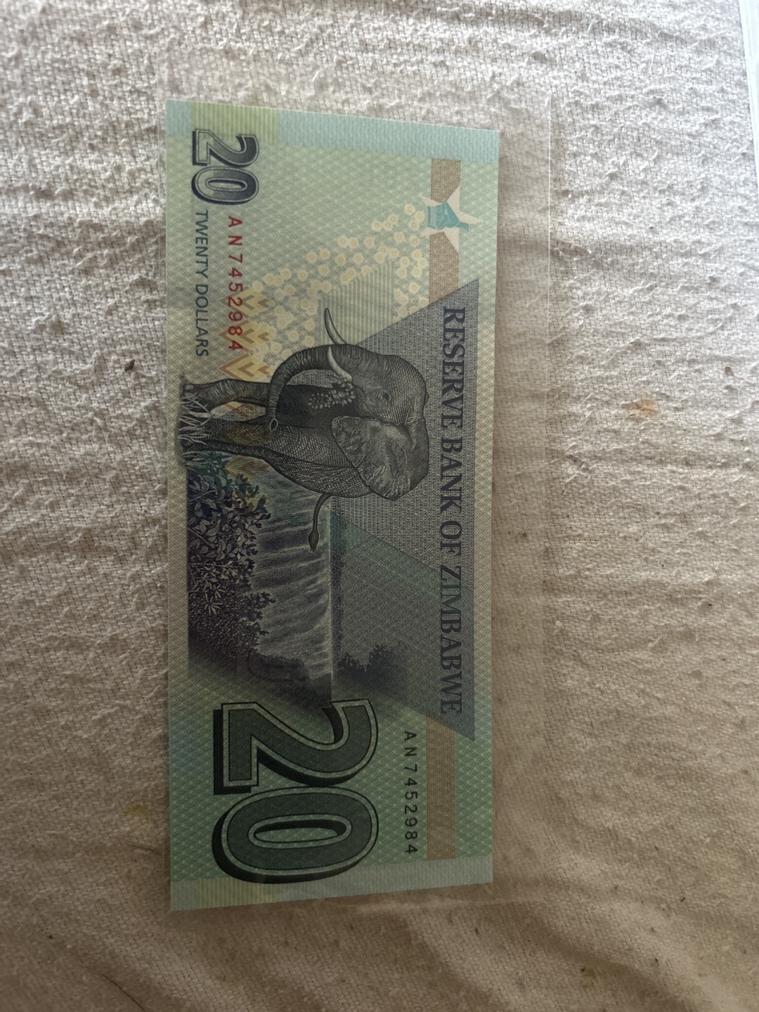 Zimbabwe Uncirculated Banknotes - $10 & $20 - photo 5