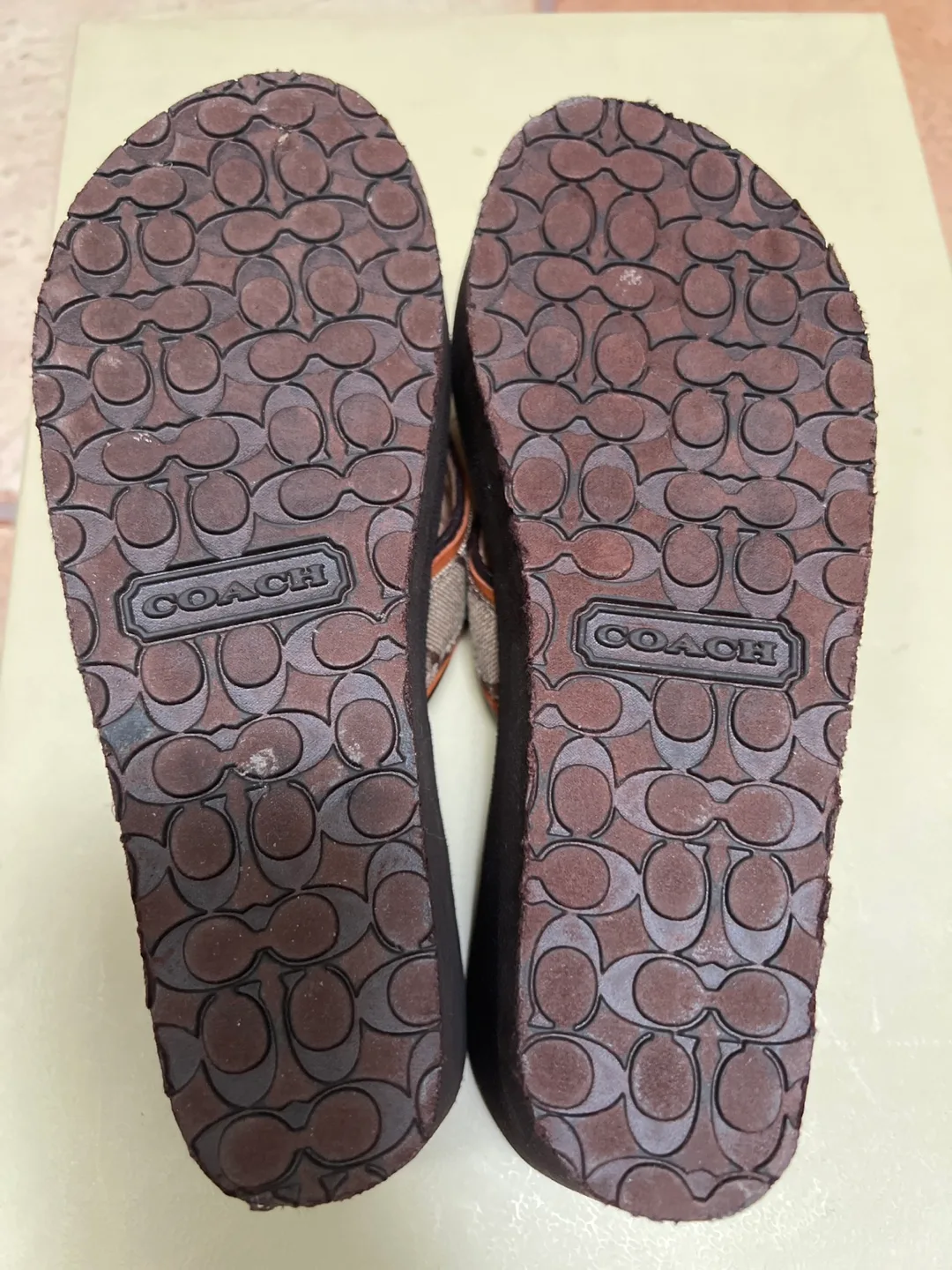 Coach Women's Flip Flops Size 5B image indicator(2)
