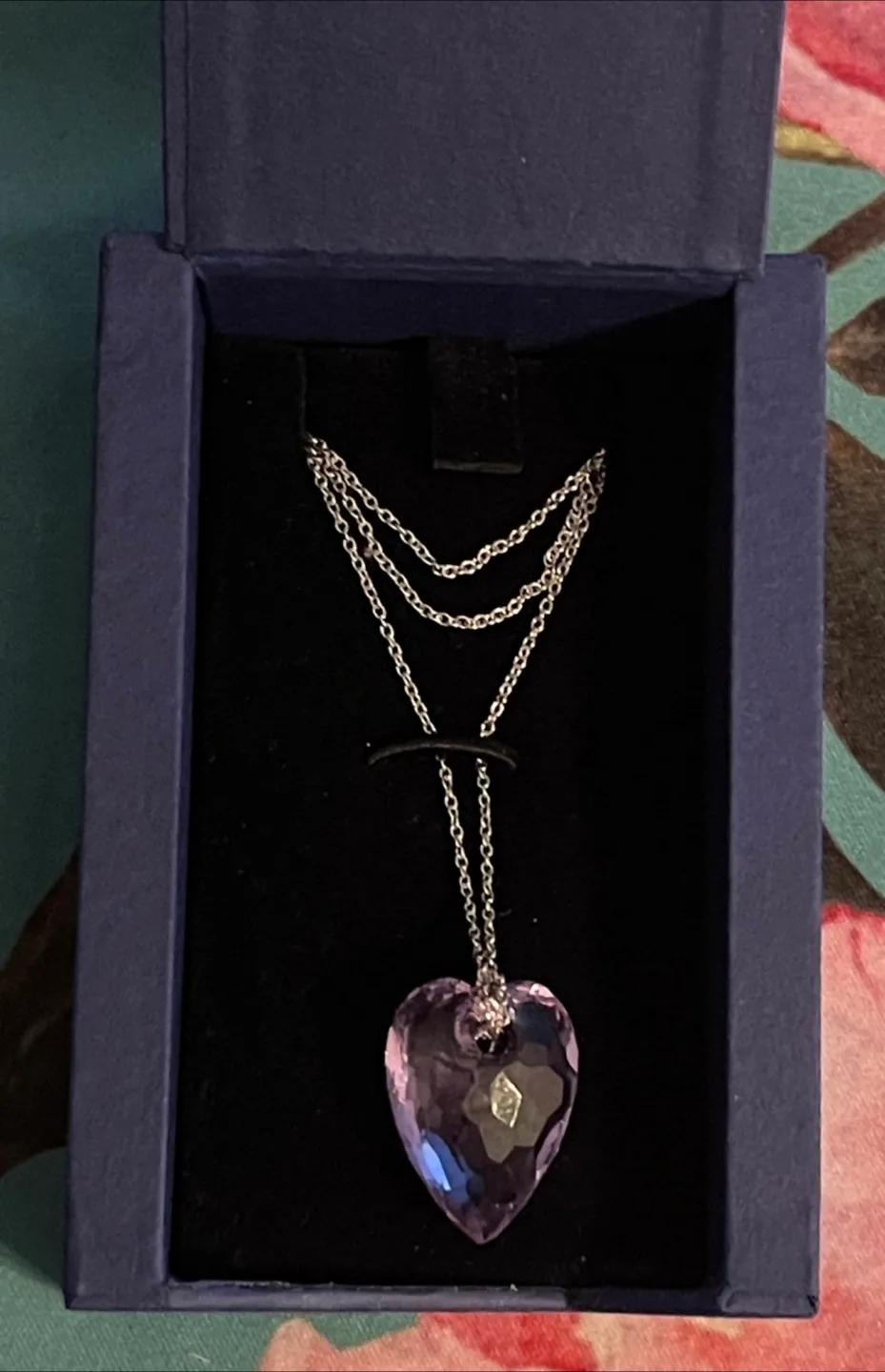 Swarovski Violet Nectar Pendant Necklace thumbnail