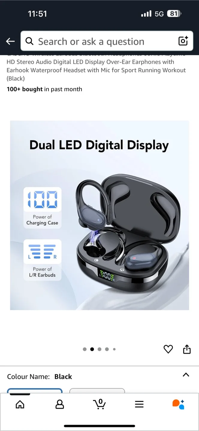 Wireless Earbuds with Charging Case - 60H Playtime image indicator(3)