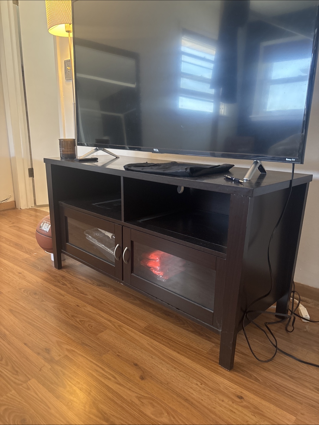 Dark Brown TV Stand - photo 2