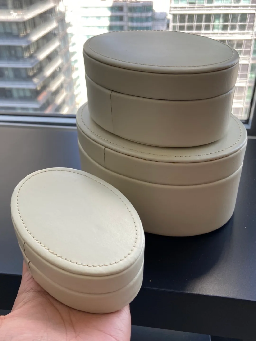 Danier Genuine Leather Stackable Jewellery Boxes image indicator(4)