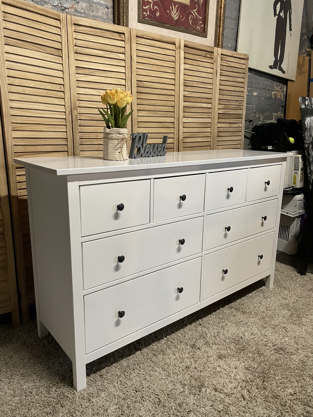 IKEA 8-Drawer Dresser White