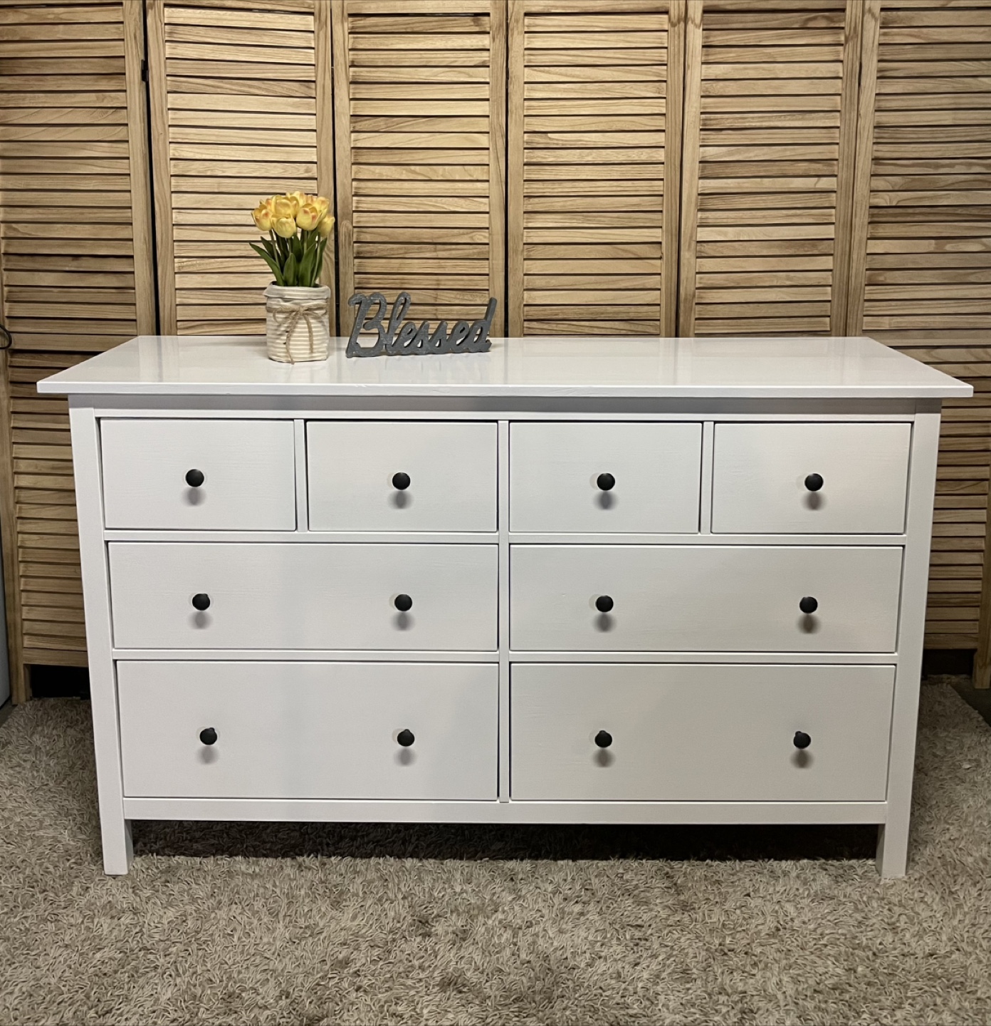 IKEA 8-Drawer Dresser White - photo 2