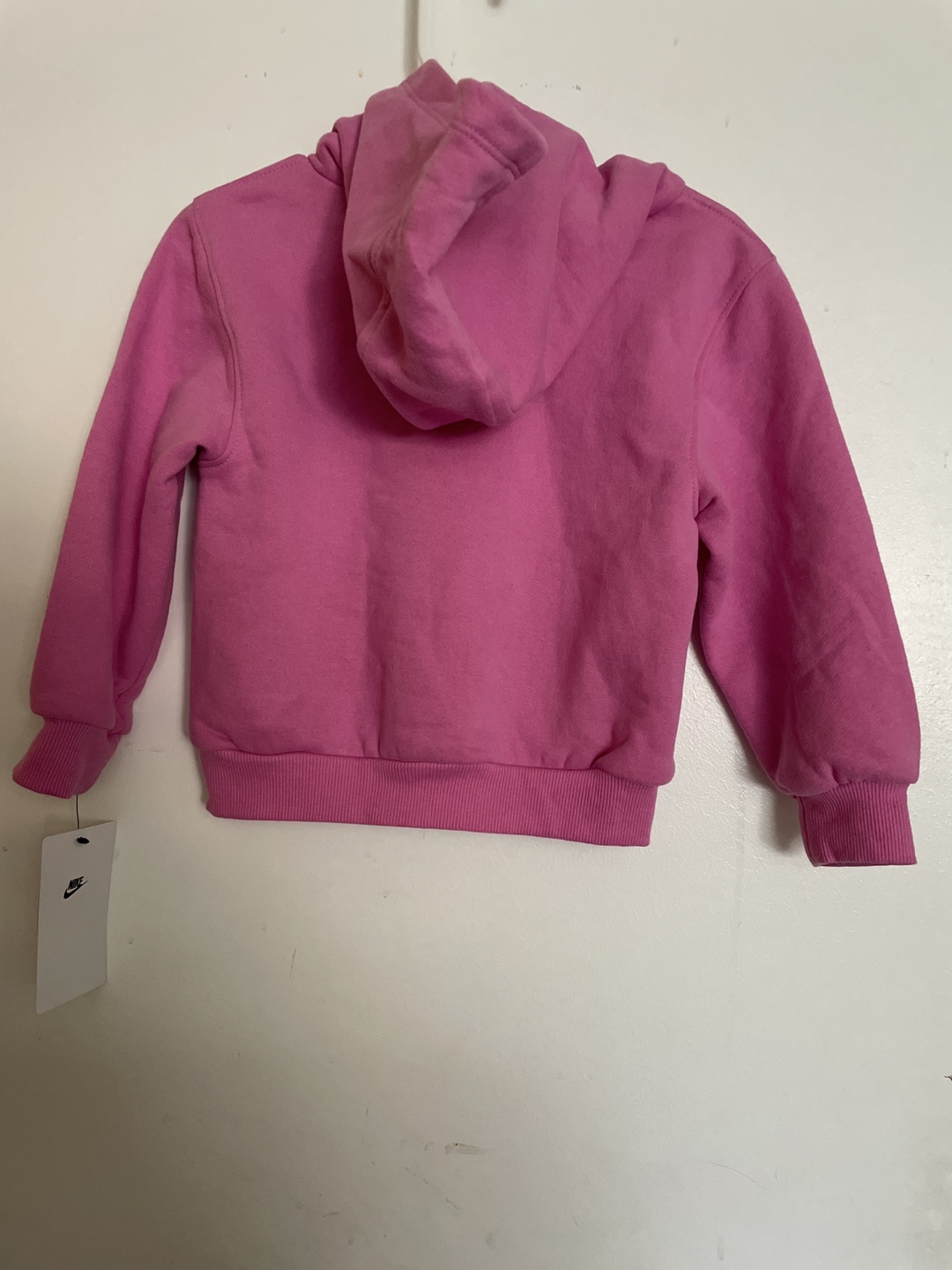 Nike Girl's Pink 2-Piece Hoodie Jogger Set - photo 3