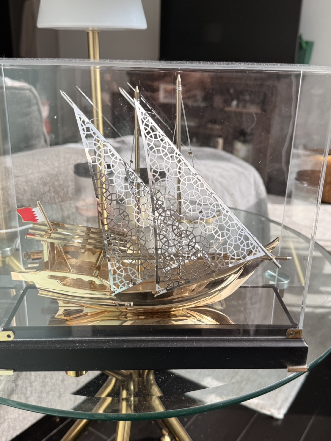 Collectible Dhow Model in Acrylic Case - photo 2