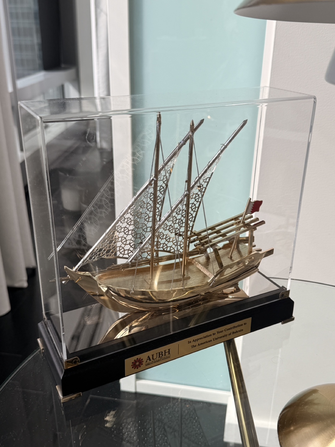 Collectible Dhow Model in Acrylic Case - photo 5
