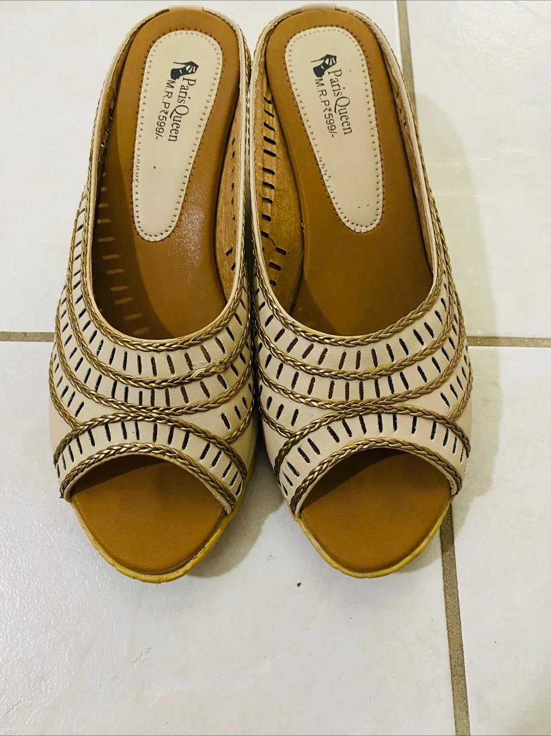 Paris Queen Women's Wedge Sandals Size 39 thumbnail