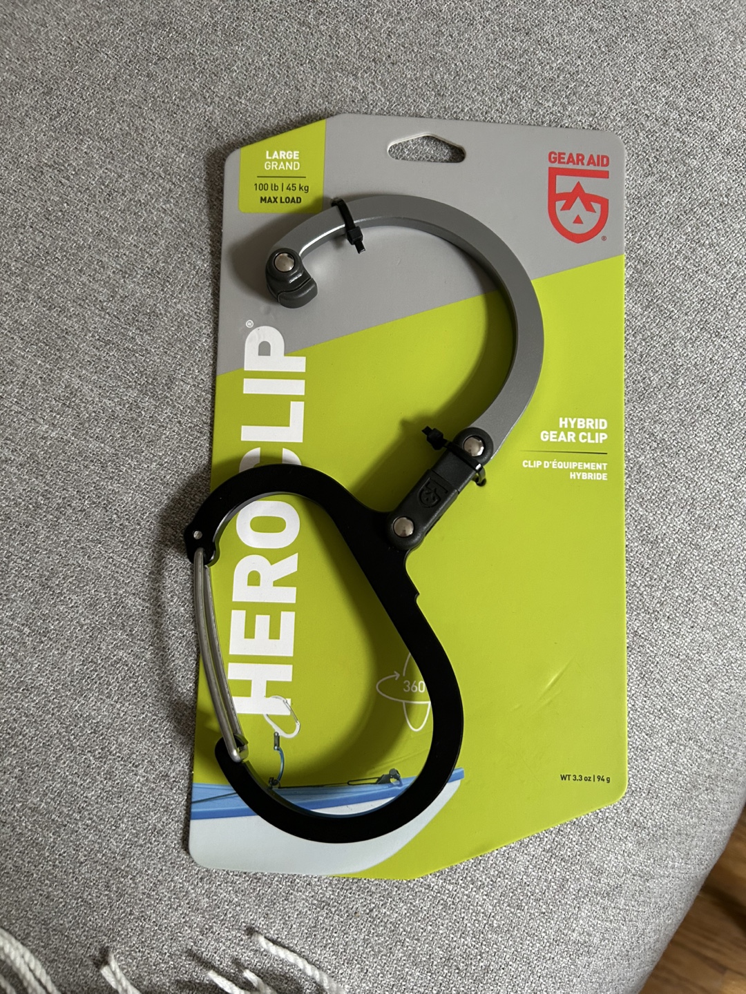 Gear Aid HeroClip Large Hybrid Gear Clip