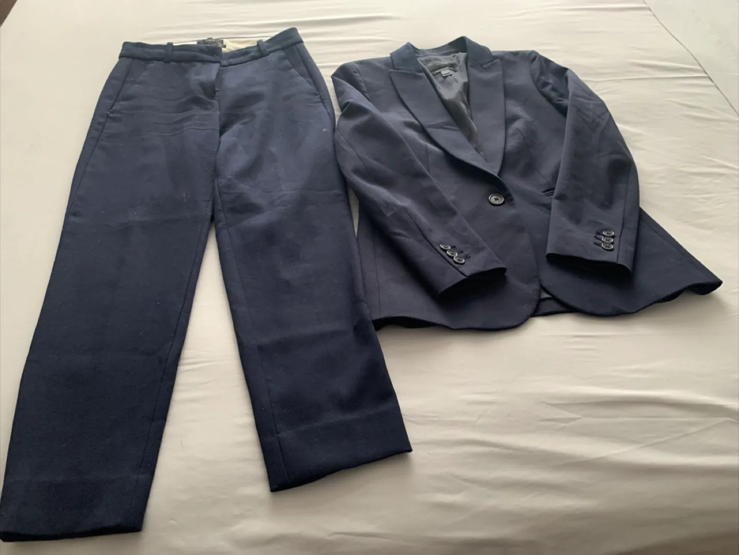 J.Crew Navy Blue Women's Blazer and Trousers image indicator(9)