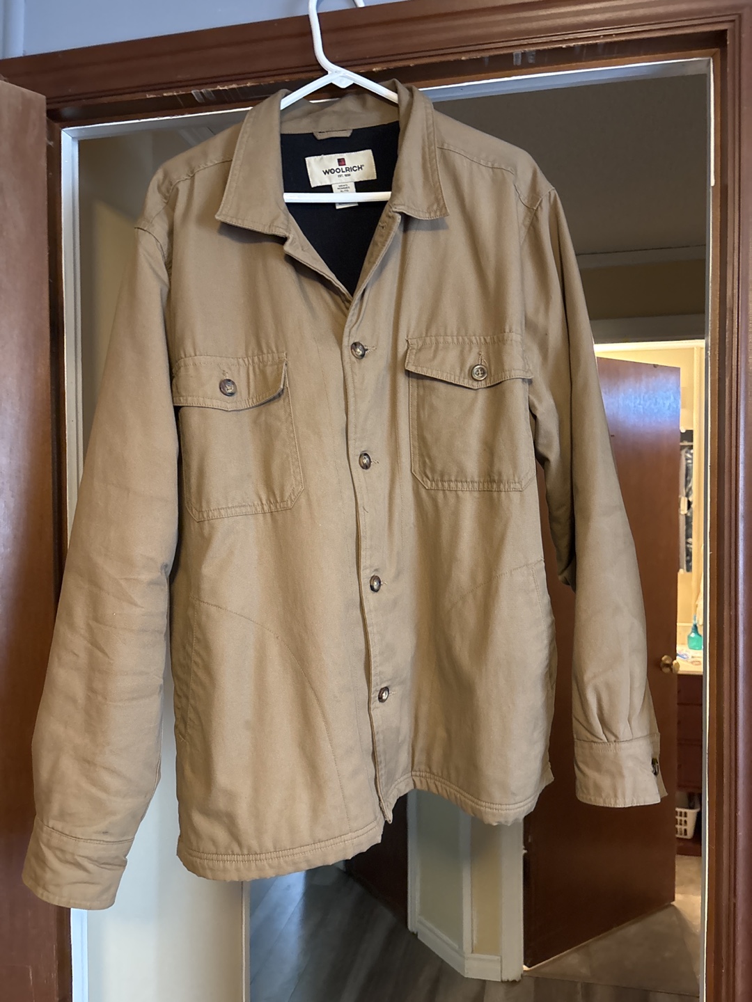Woolrich Men's Flannel-Lined Jacket - Size XL/TG