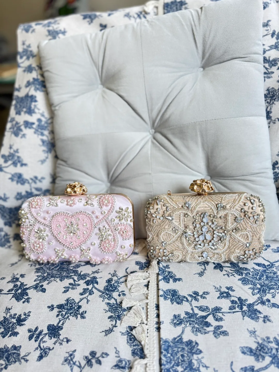 Gorgeous Beaded Evening Clutches - Set of Five image indicator(3)
