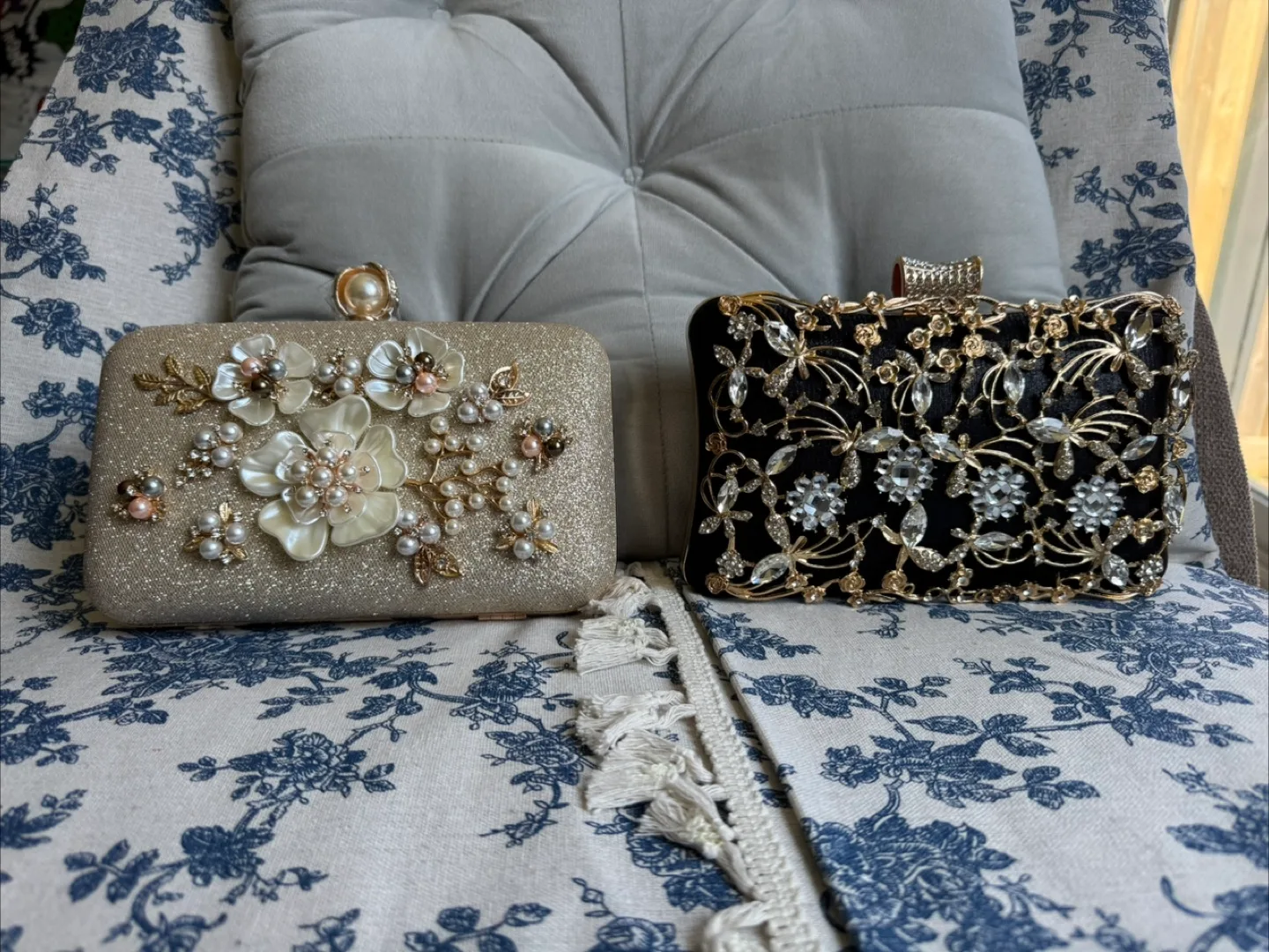 Gorgeous Beaded Evening Clutches - Set of Five image indicator(6)