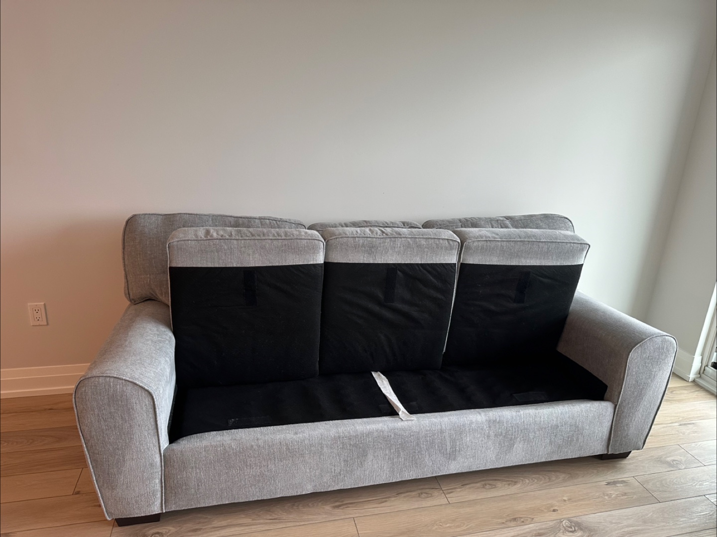Leon’s Grey Sofa and Ottoman/ Offer Accepted - photo 5