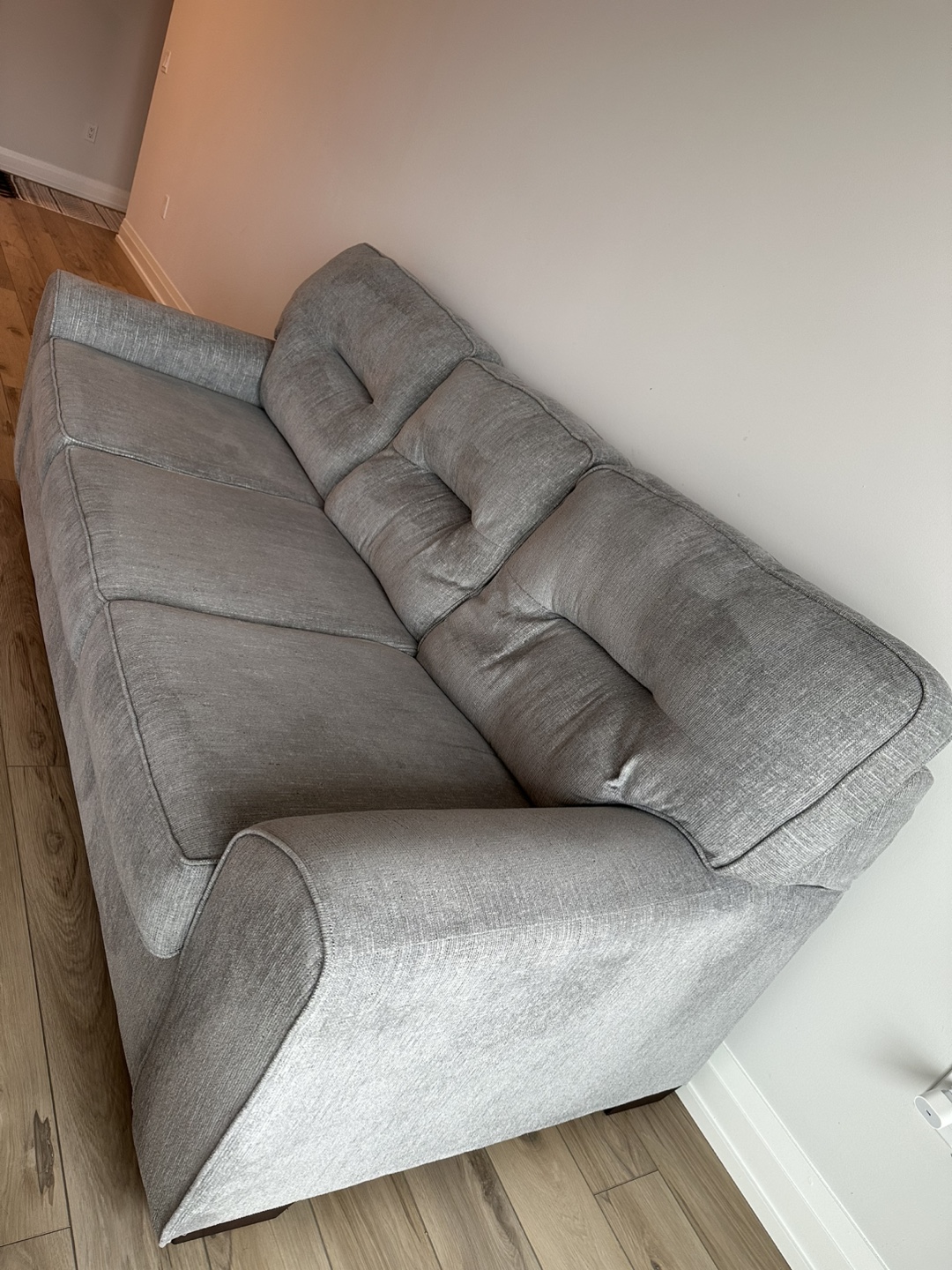 Leon’s Grey Sofa and Ottoman/ Offer Accepted - photo 3