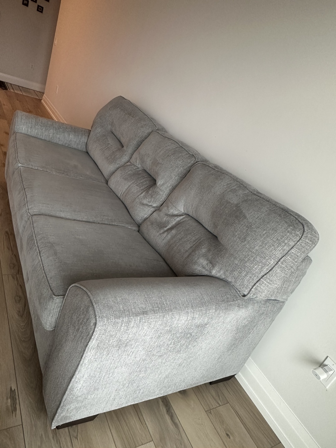 Leon’s Grey Sofa and Ottoman/ Offer Accepted - photo 2