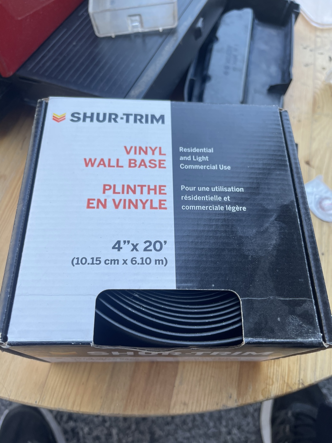 Shur-Trim 4" x 20' Vinyl Wall Base - photo 2