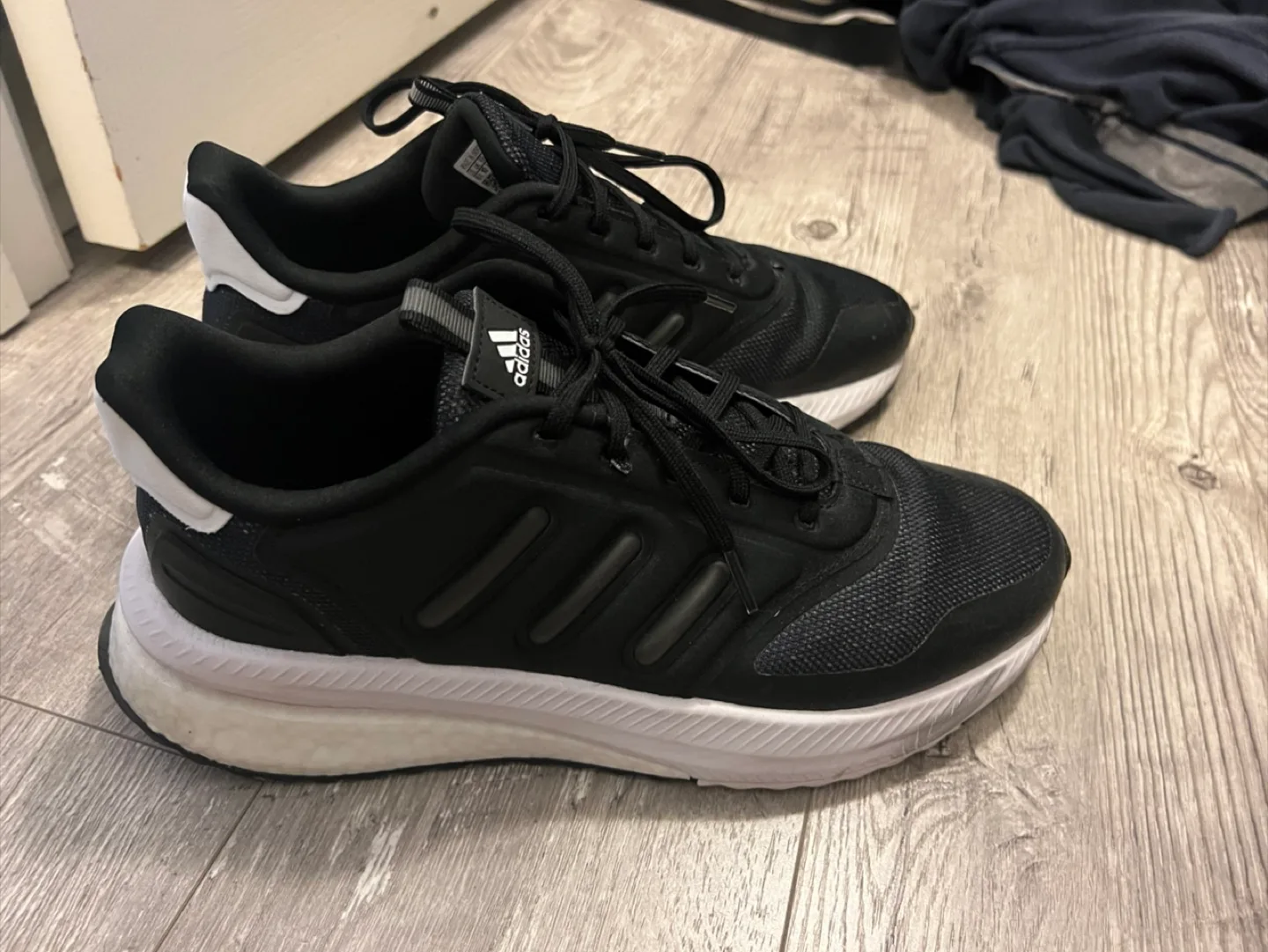 Black Adidas adidas X Plrphase . Size 10.5. Worn only twice. image indicator(4)