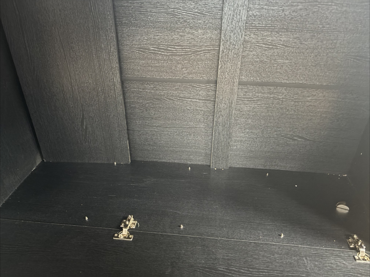 Black Wooden wardrobe - photo 2