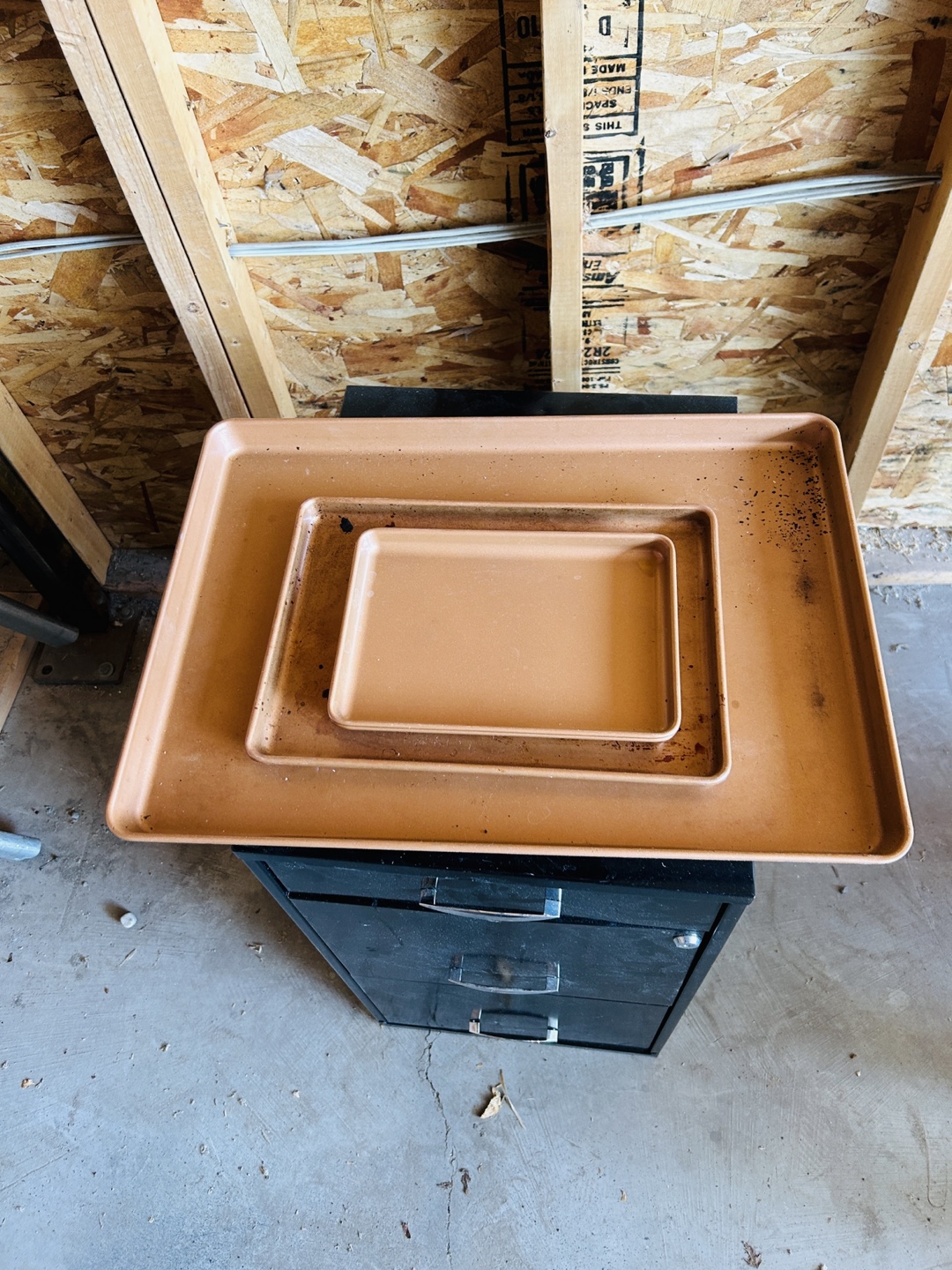 Set of 3 Used Baking Sheets