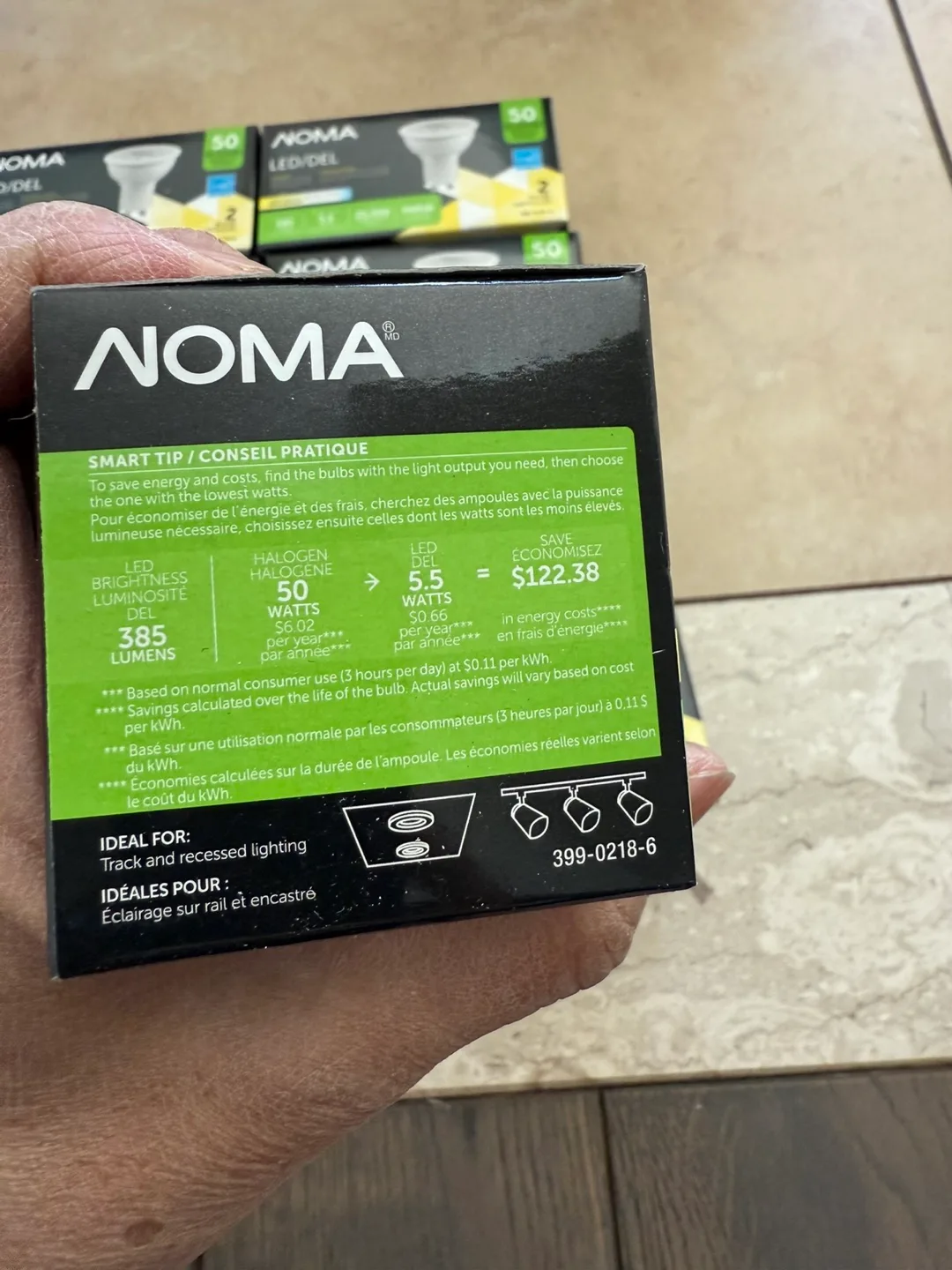 18 Unused (still in the box) NOMA LED light bulbs image indicator(4)