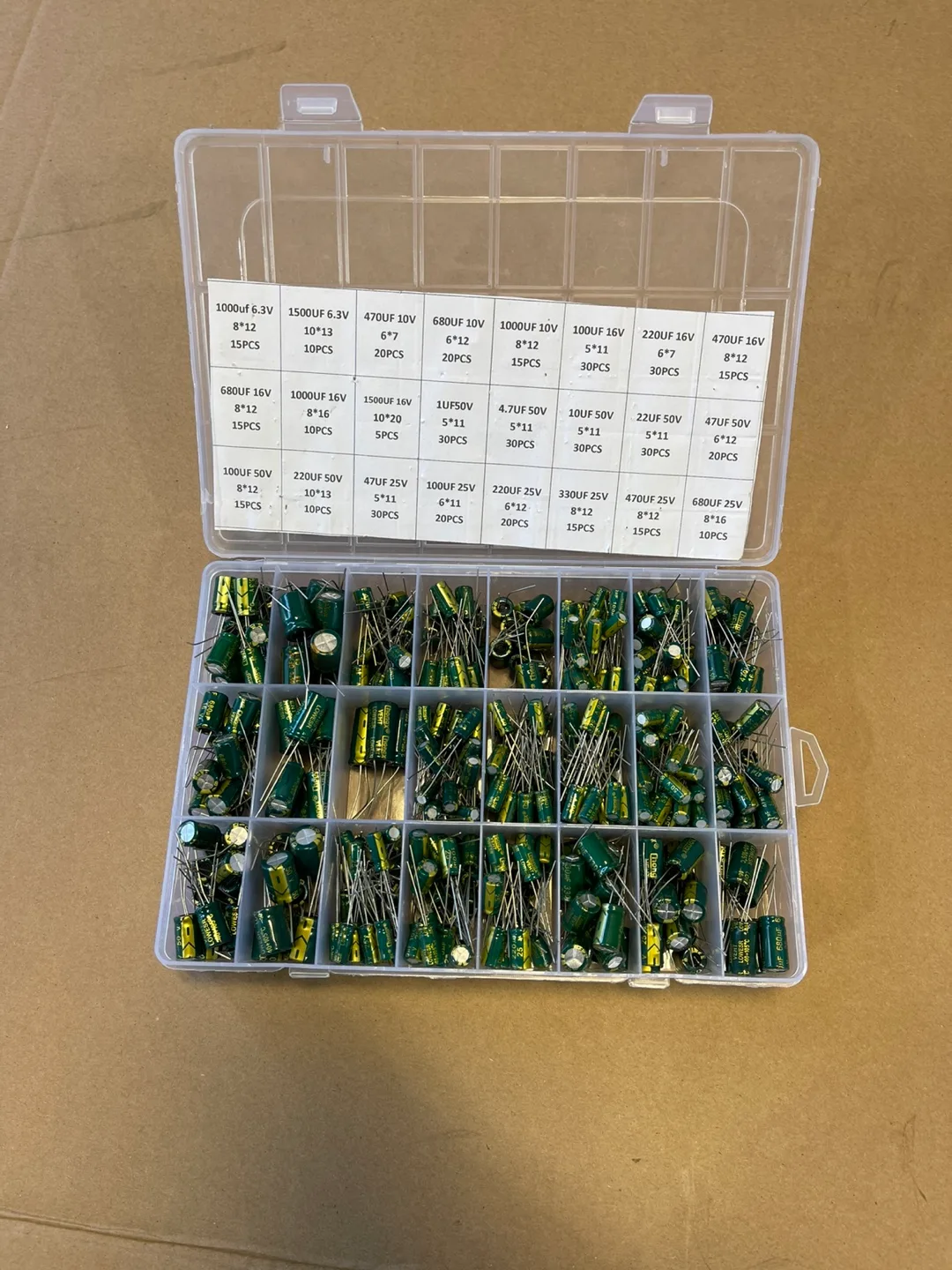 Assorted Capacitors in Storage Case thumbnail