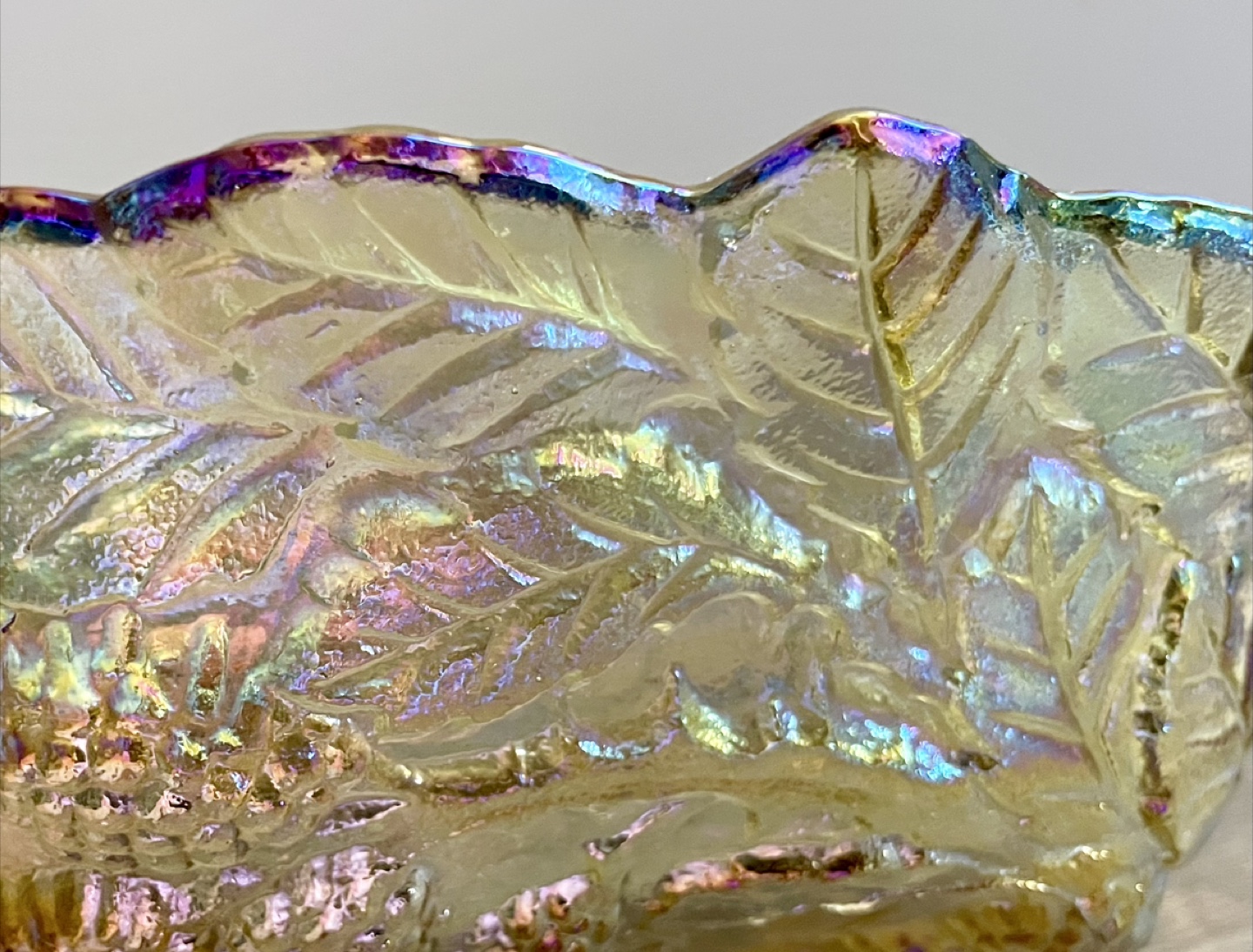 Indiana Amber Carnival Glass Candy Dish - photo 4